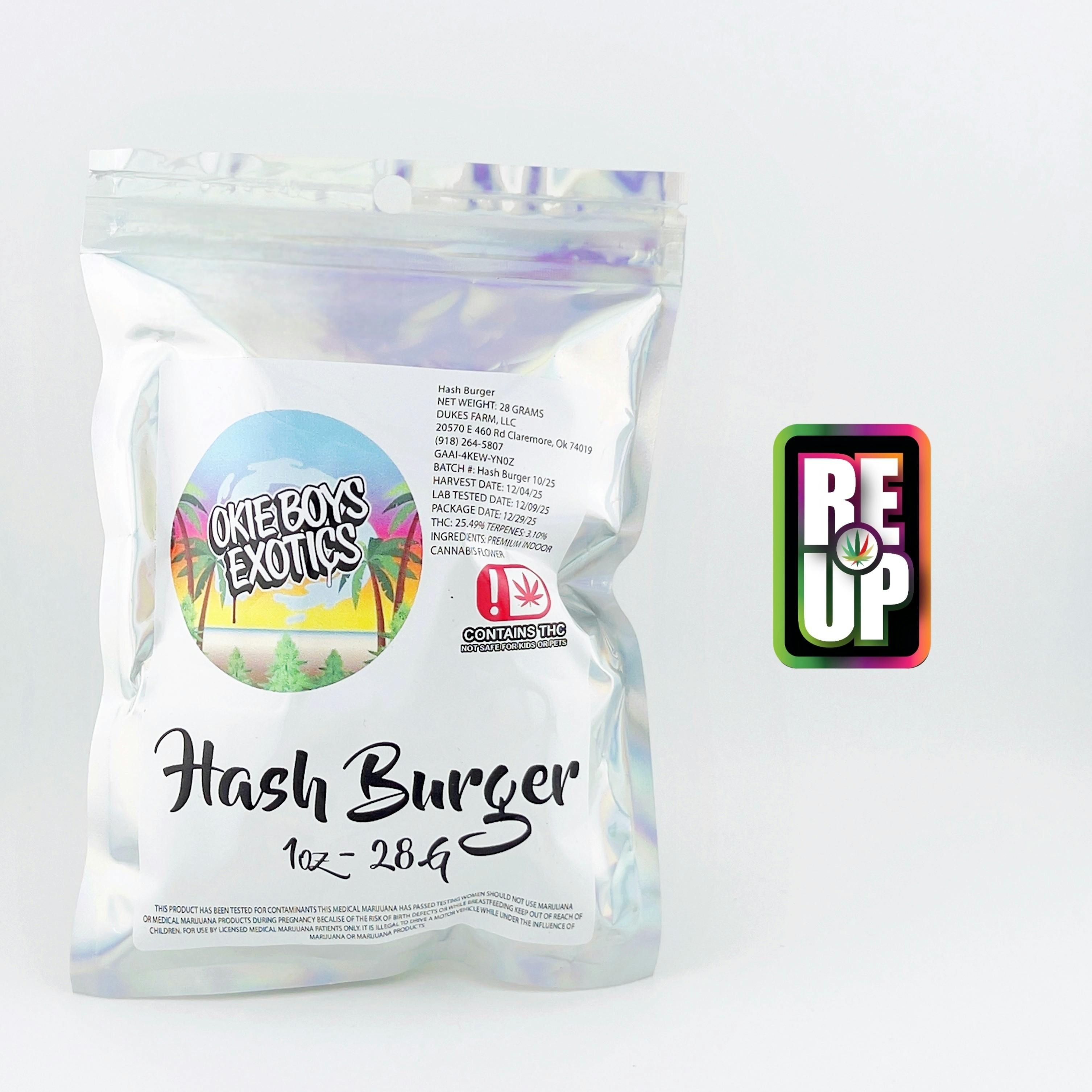 Okie Boys Exotics $79 Pre-Pack Oz - Hash Burger