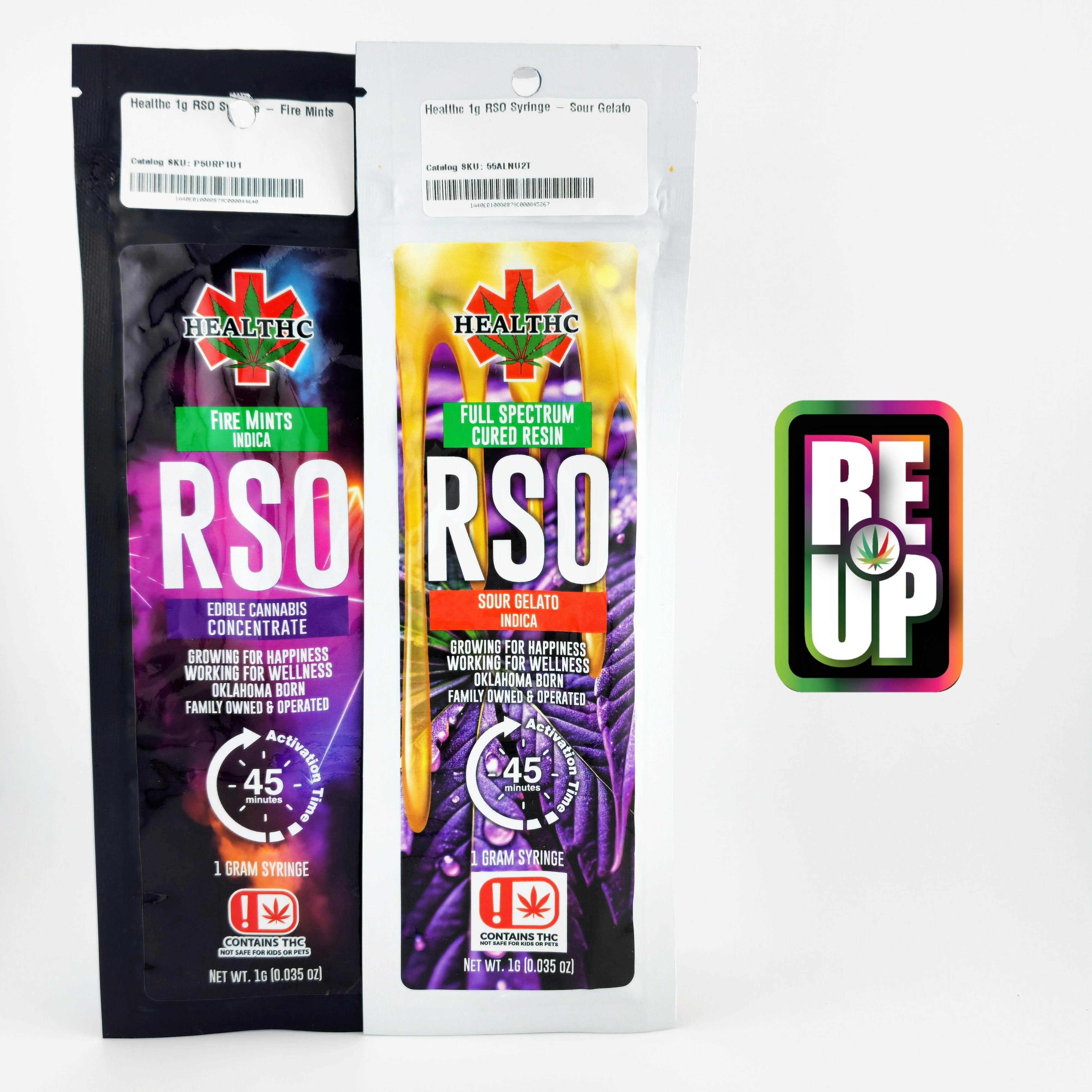 Healthc 1g RSO Syringe - Funky Oreoz