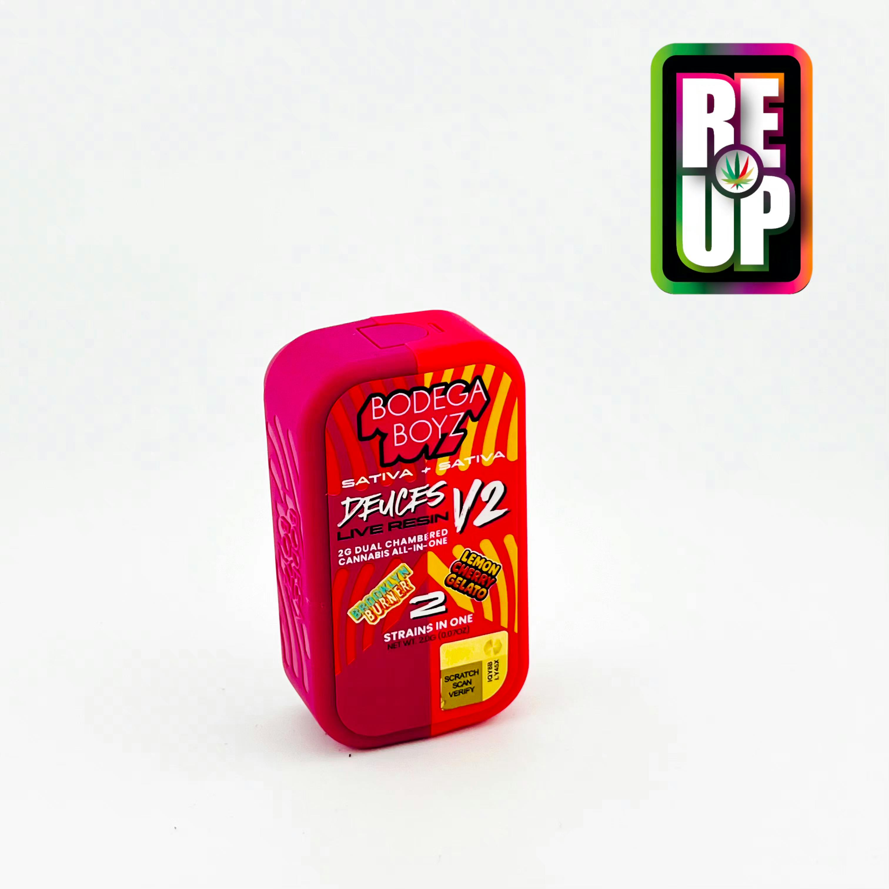 2 gram Deuces Brooklyn Cherries x Lemon Cherry Gelato Live Resin | OK by Bodega Boyz