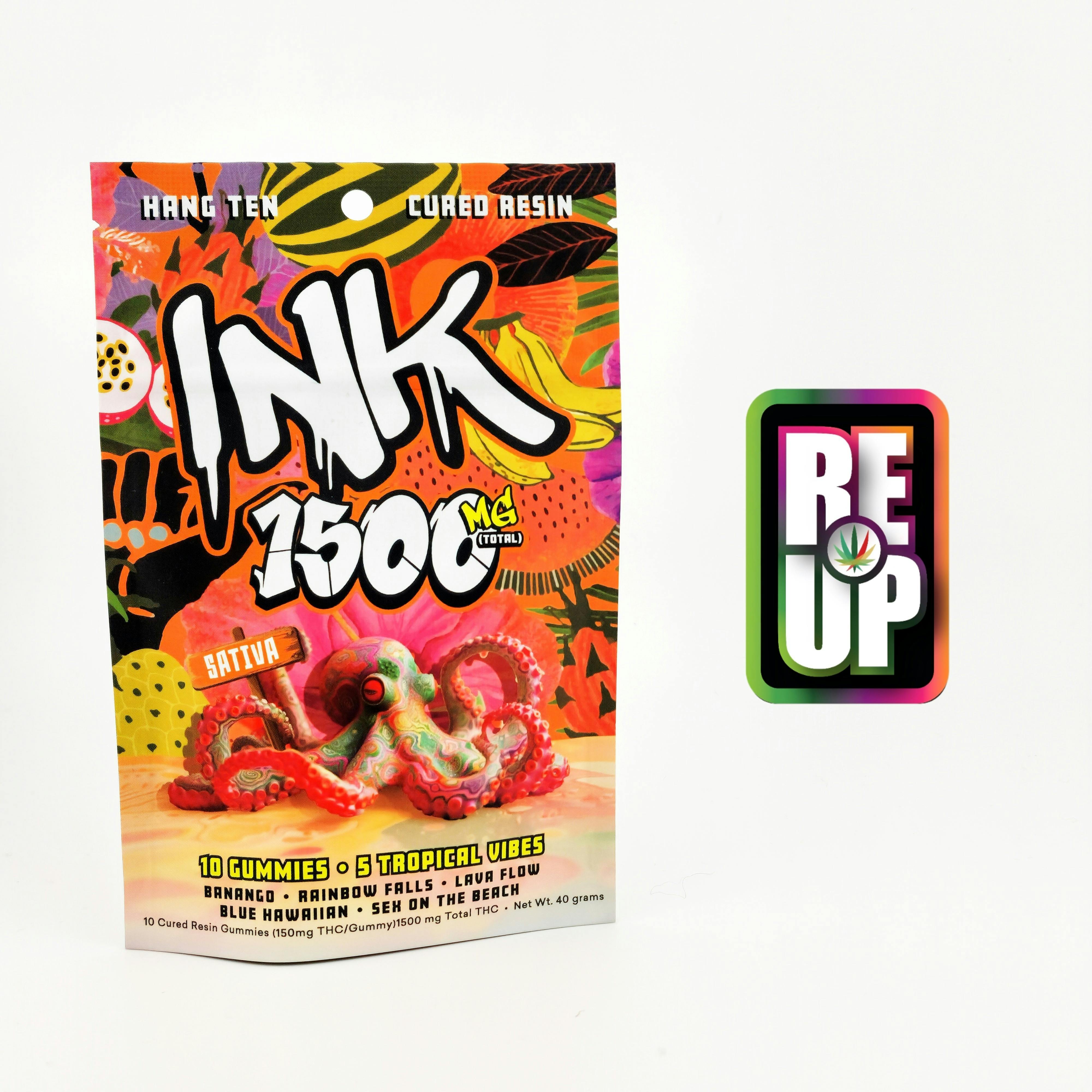 Ink | Sativa Variety Pack Gummies | 1500mg | 10ct | 150mg/ea