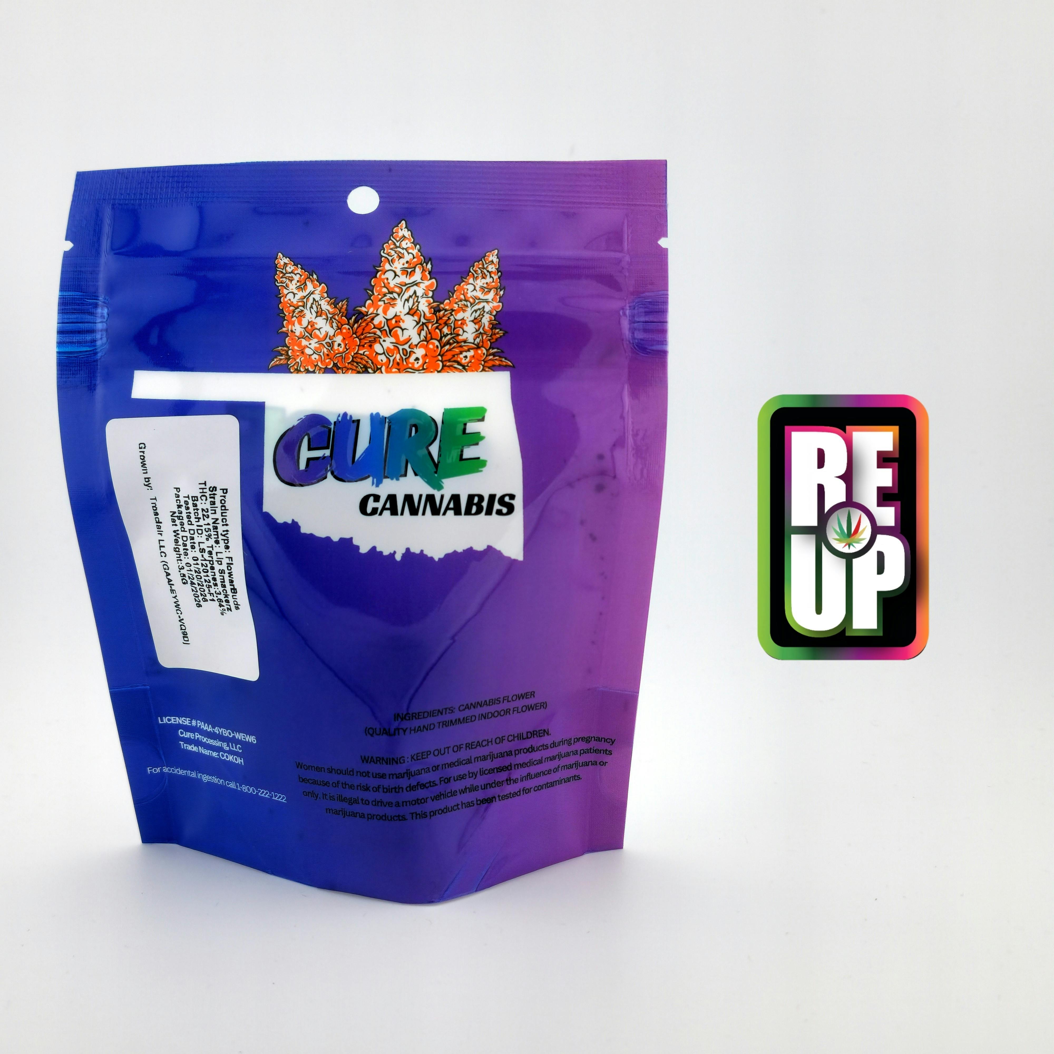 Cure Cannabis 3.5g Pre-Pack - Lip Smackerz