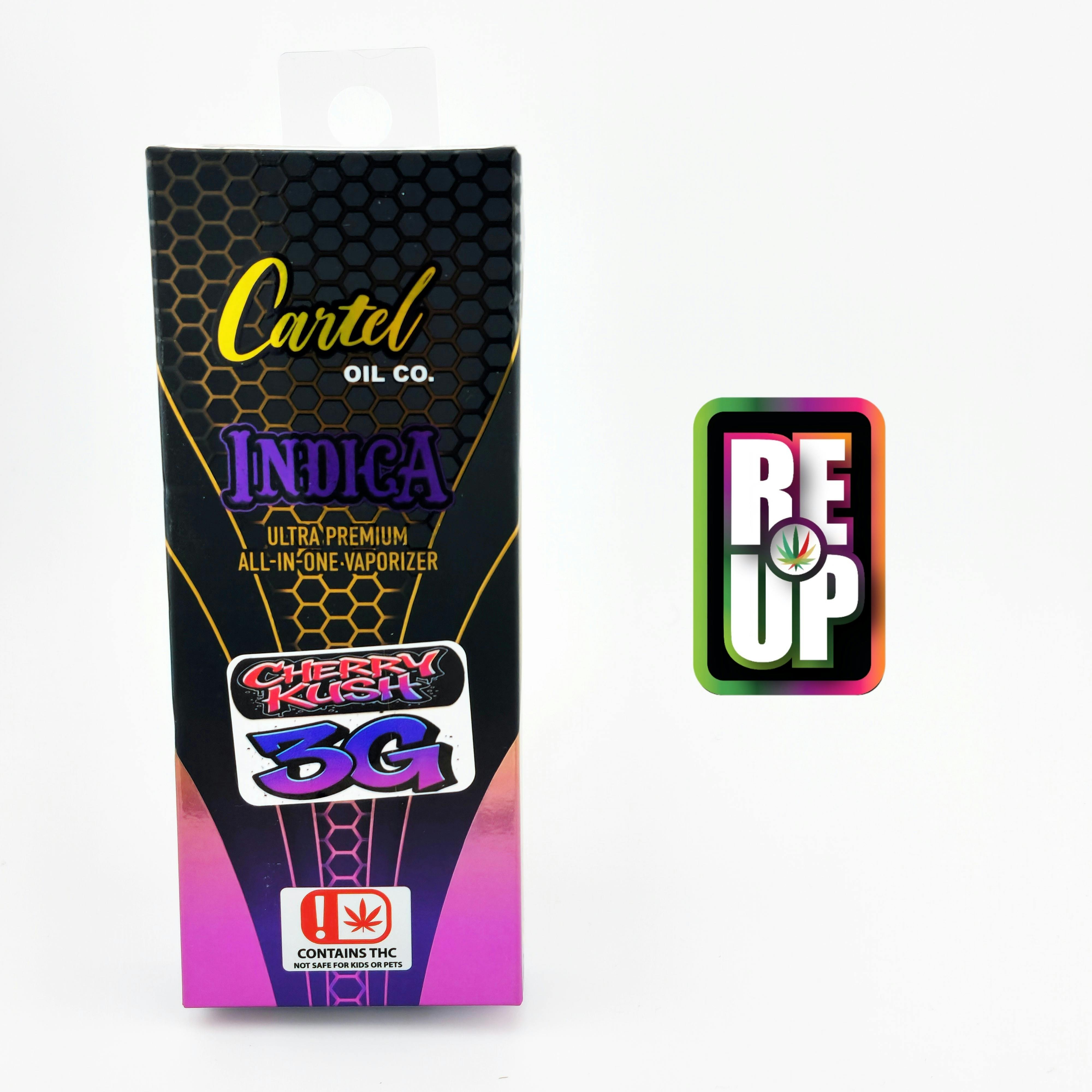 Cartel Oil Co | Cherry Kush | Disposable | 3g