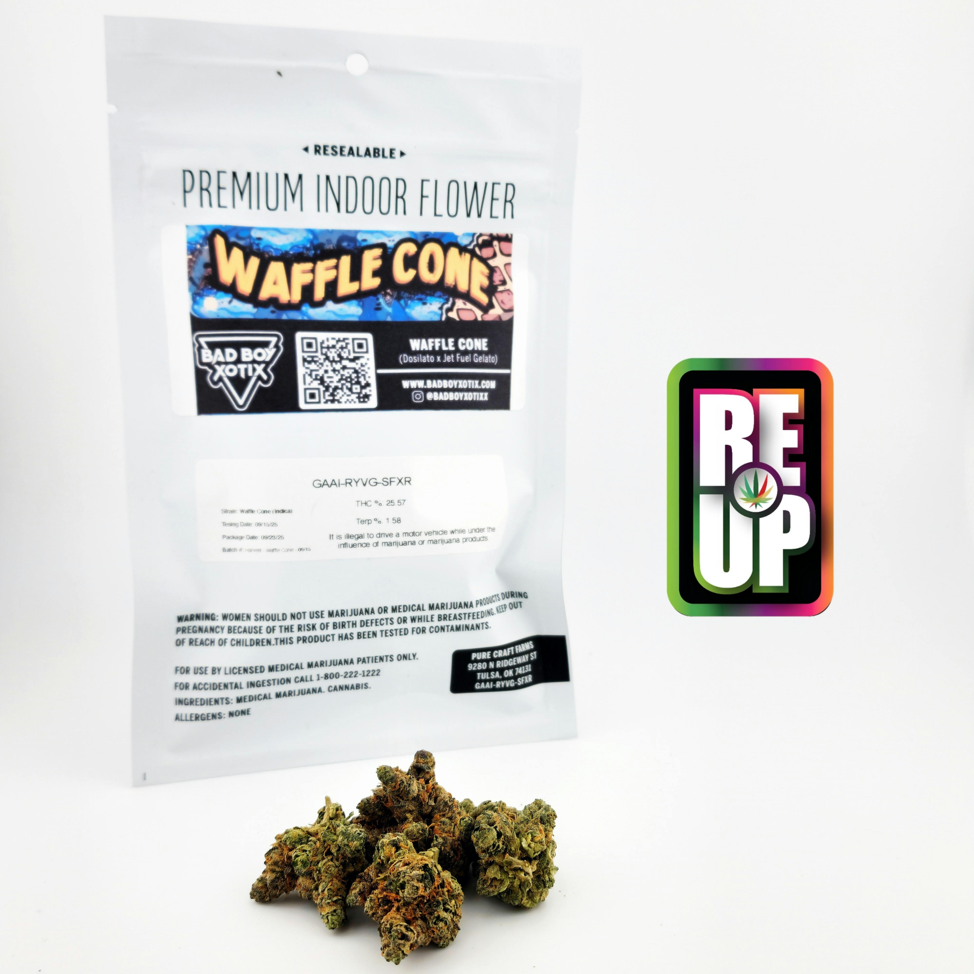 Bad Boy Xotix 28g Pre-Pack - Waffle Cone