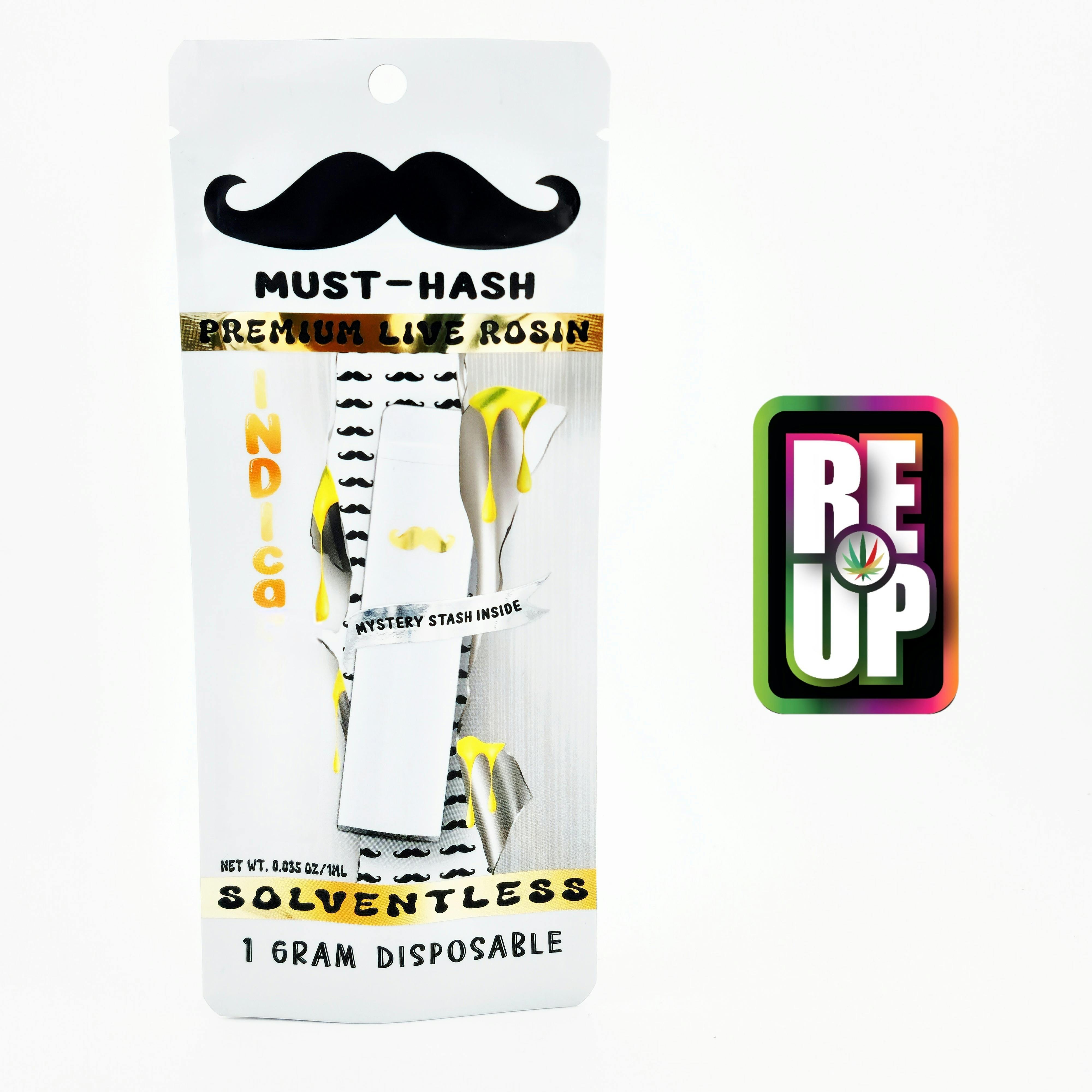 Must Hash 1g Live Rosin Disposable - BLOCKBERRY