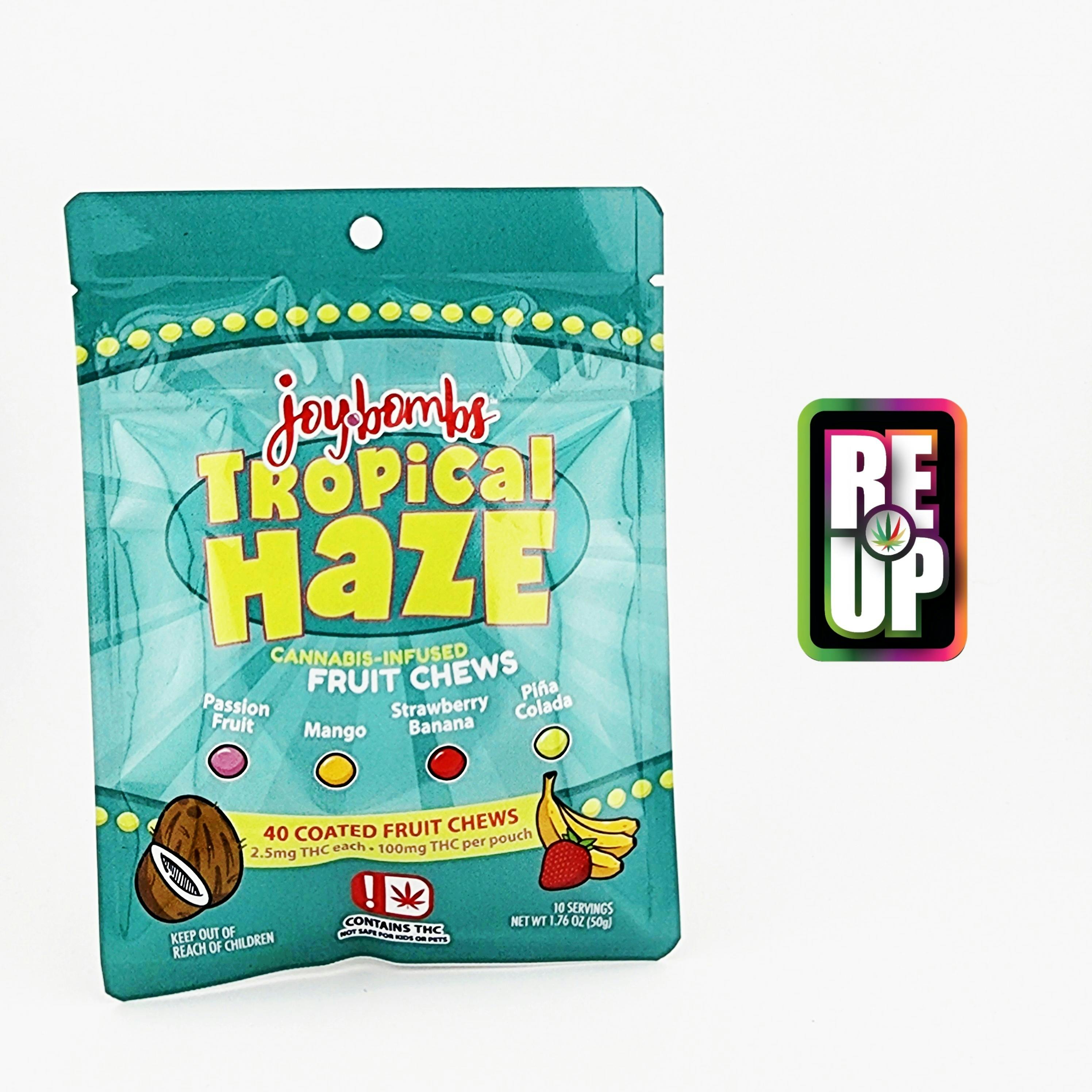 Joy Bombs Tropical Haze - 100mg THC (40pk / 2.5mg THC ea)
