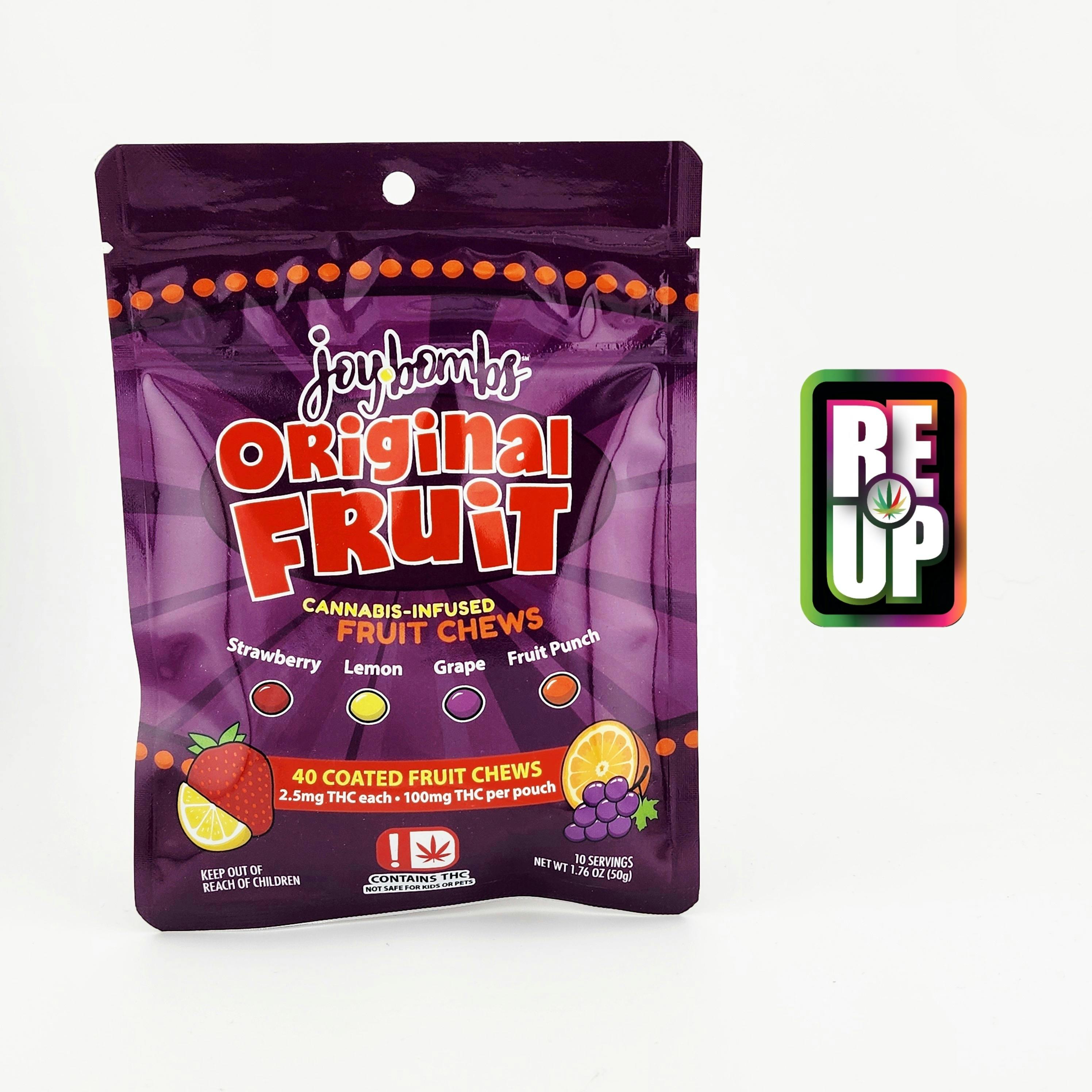 Joy Bombs Original Fruit - 100mg THC (40pk / 2.5mg THC ea)