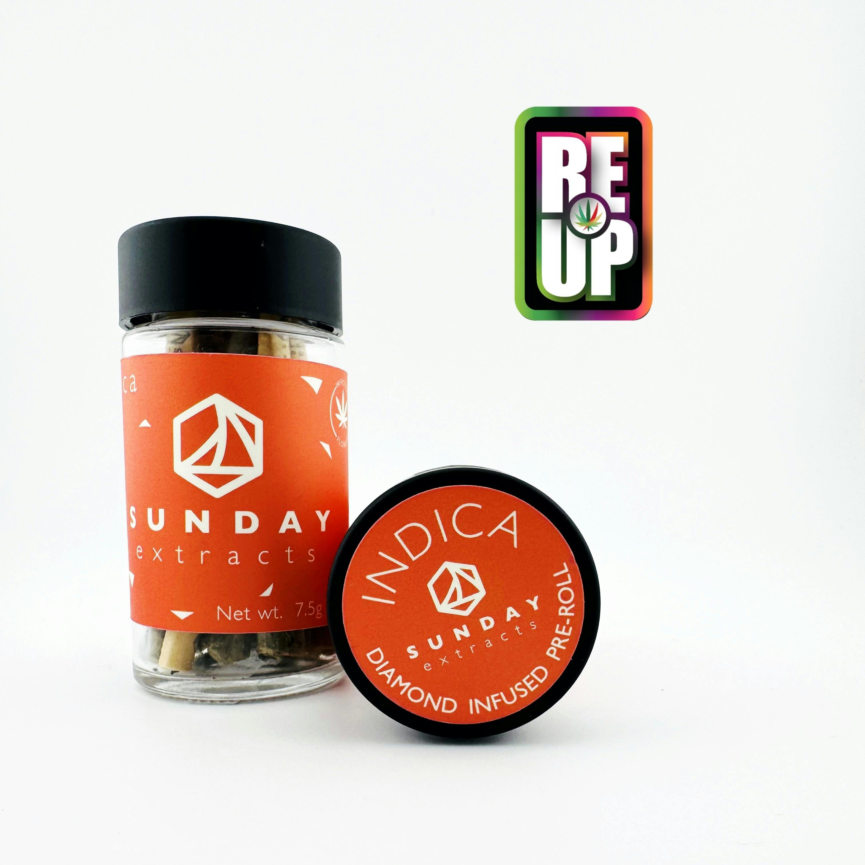 Sunday Extracts 0.75g Diamond Infused 10pk - OG Kush