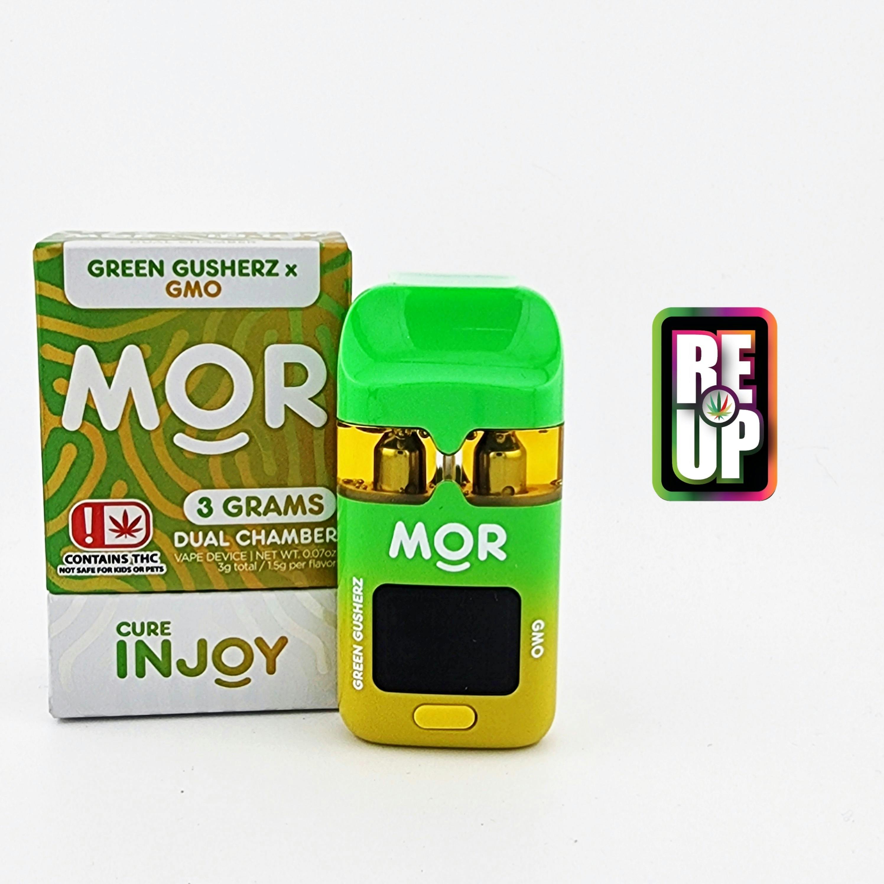 Cure Injoy | Green Gusherz & GMO | MOR AIO | 3g