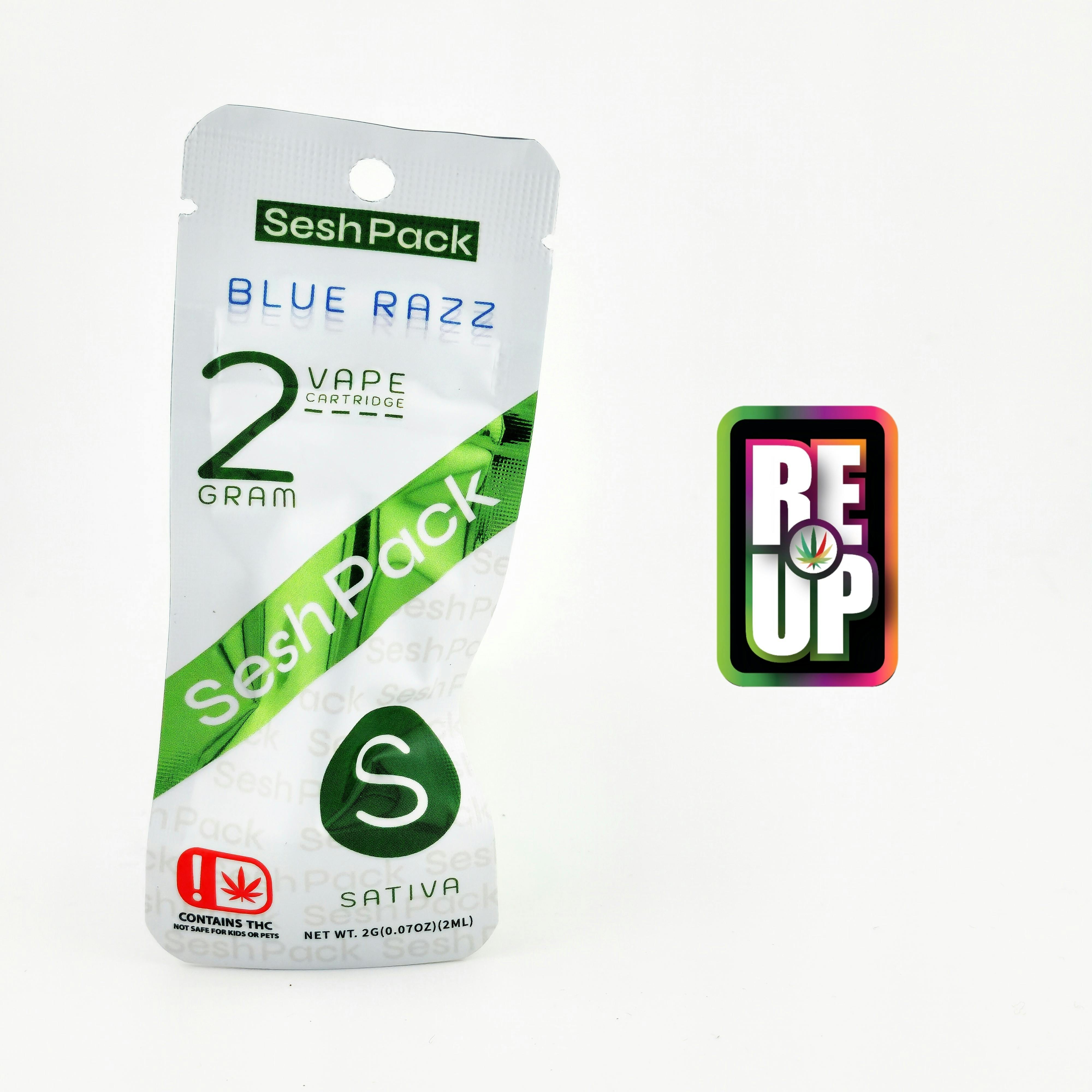 Sesh Pack 2g Cartridge - Blue Razz