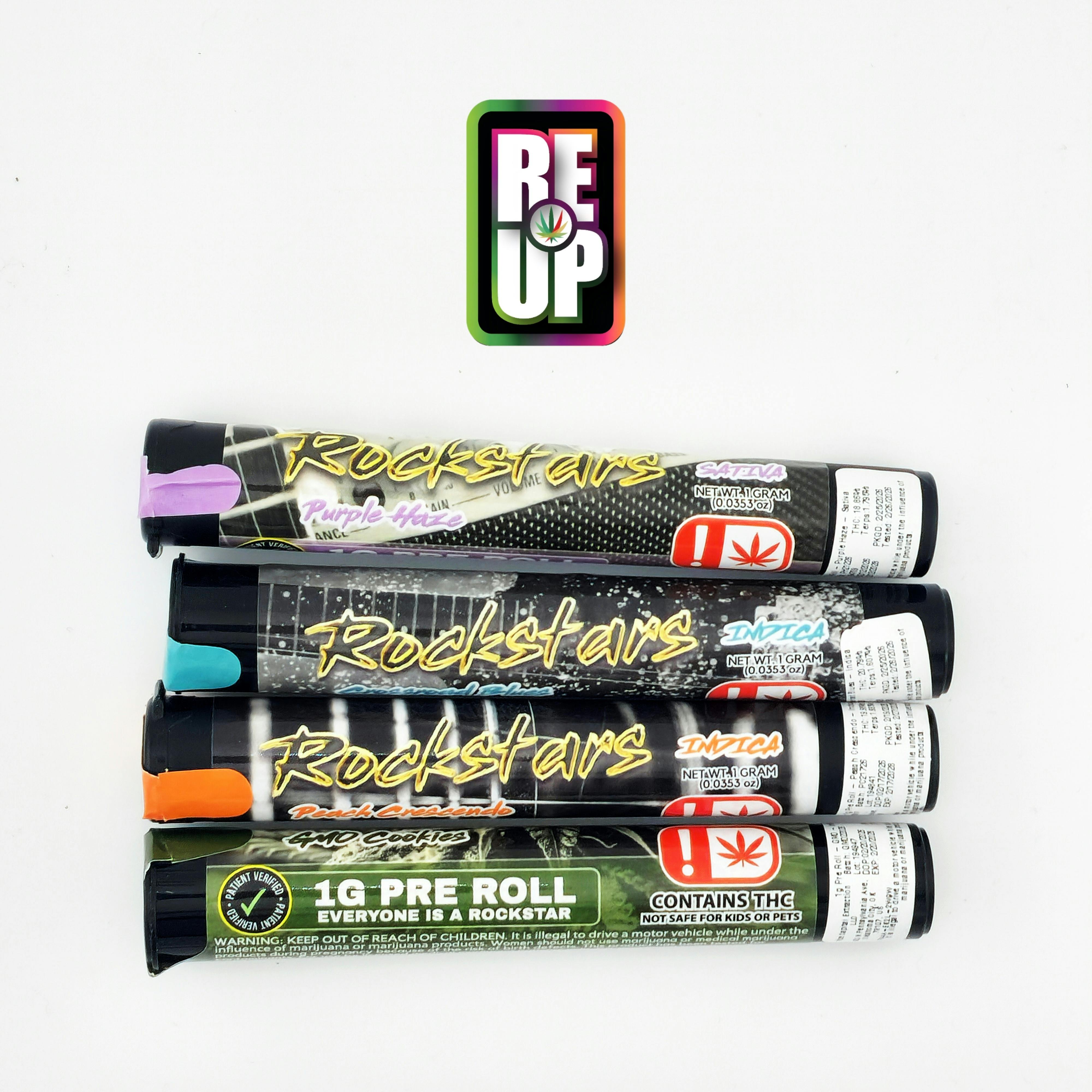 Rockstar 1g Preroll - Peach Crescendo