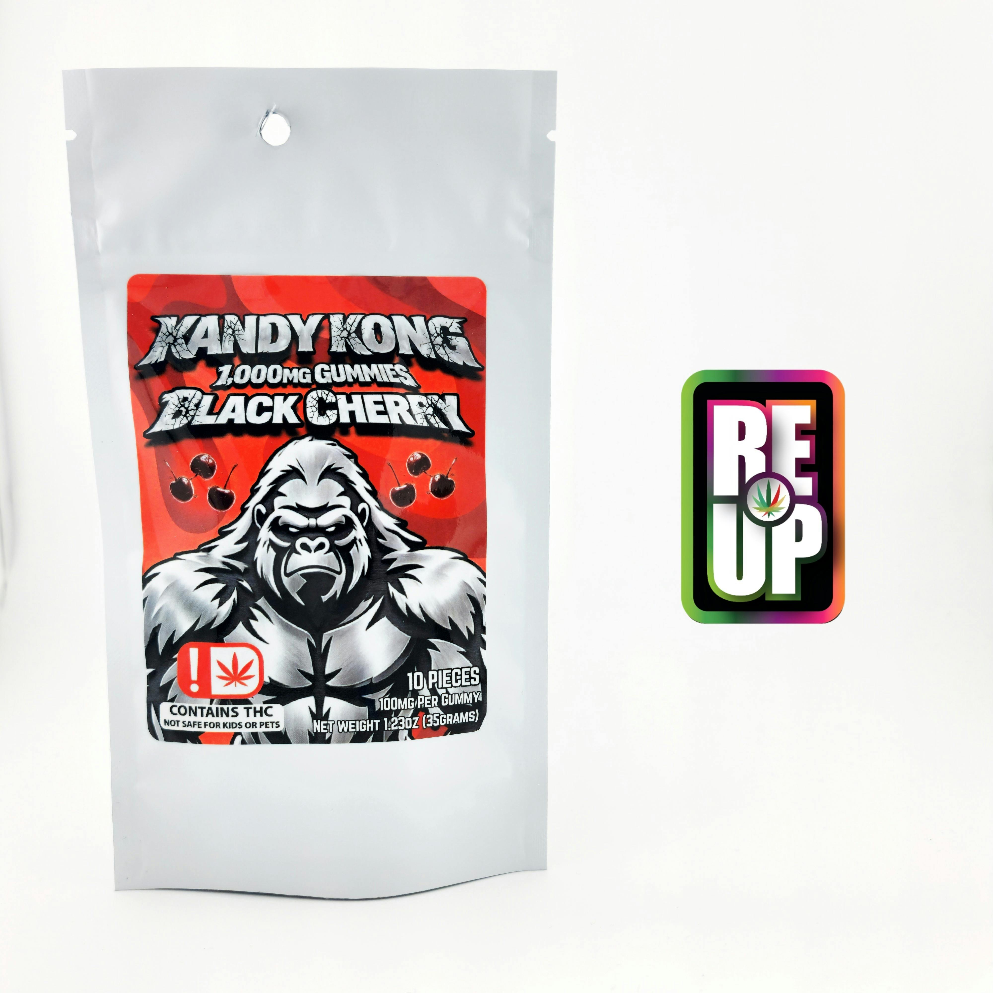 Kandy Kong 1000mg Gummies - Black Cherry