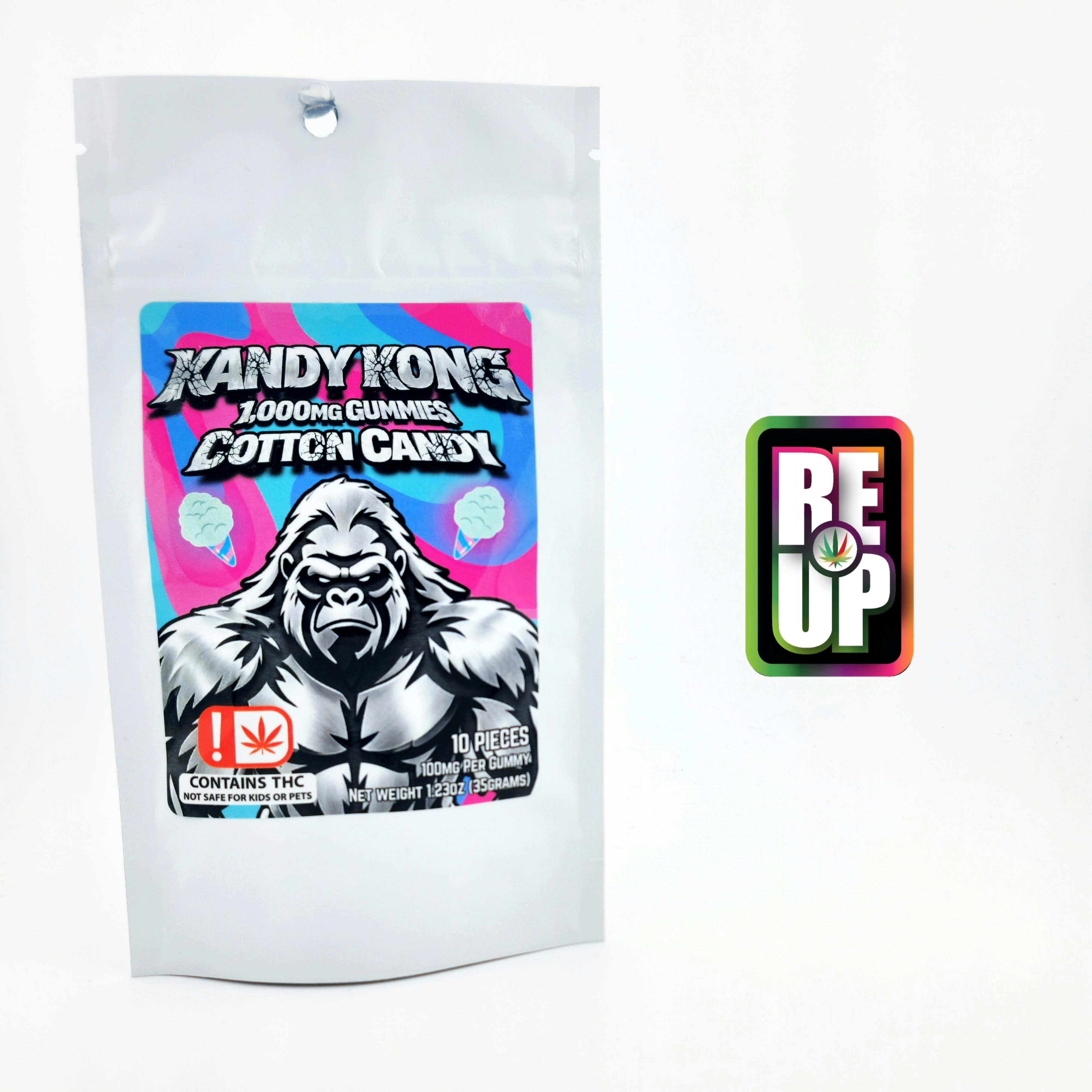 Kandy Kong 1000mg Gummies - Cotton Candy