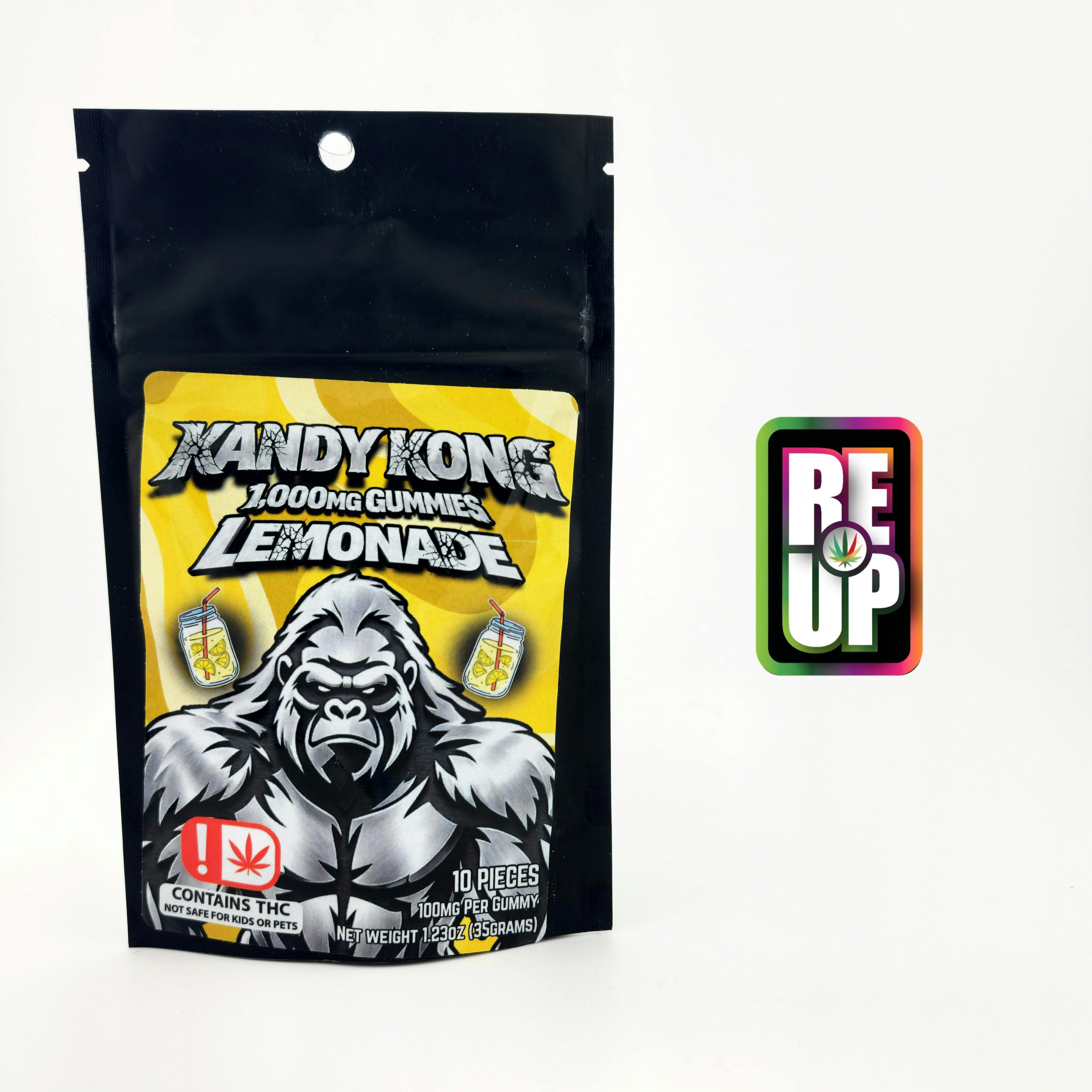 Kandy Kong 1000mg Gummies - Lemonade
