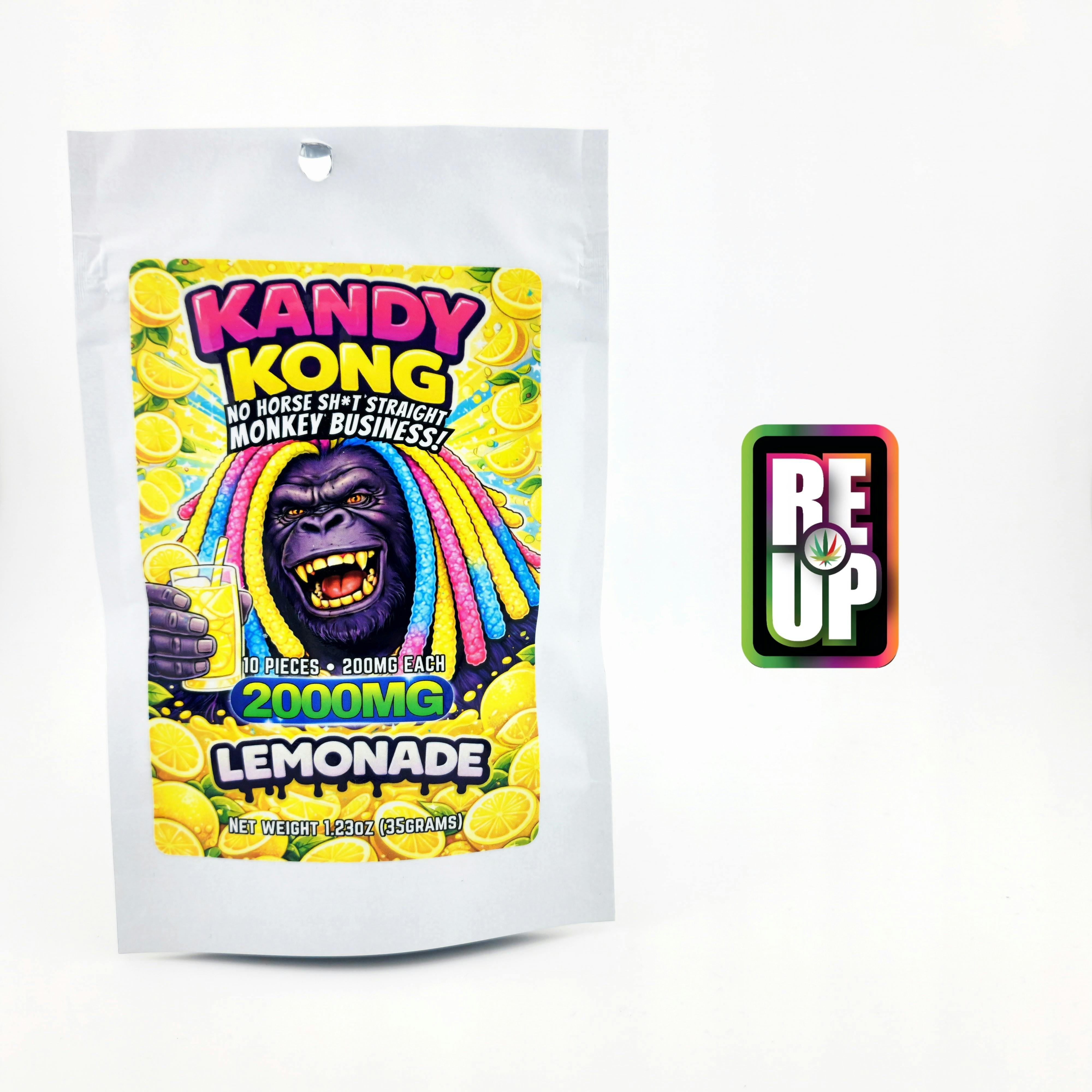 Kandy Kong 2000mg Gummies - Lemonade