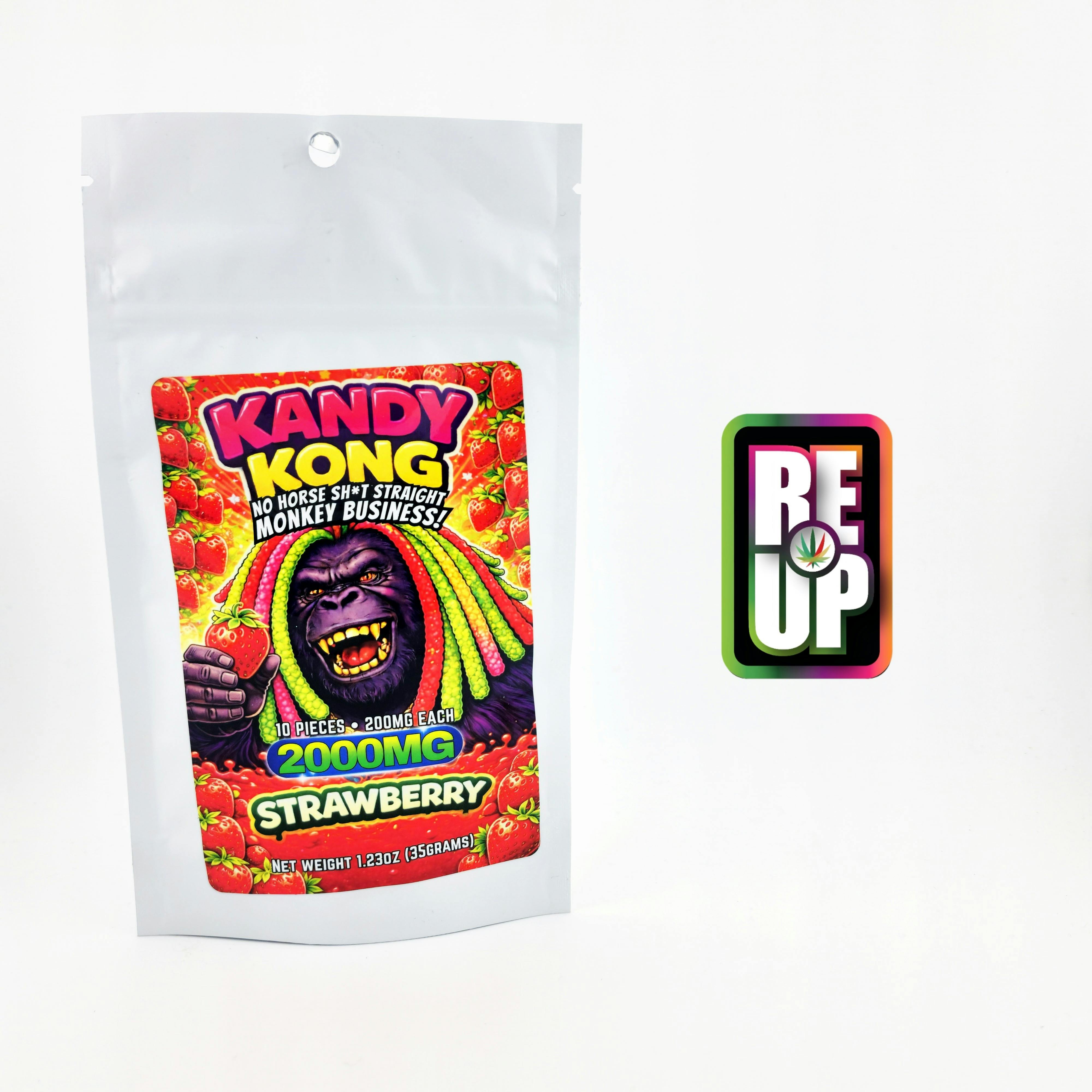 Kandy Kong 2000mg Gummies - Strawberry