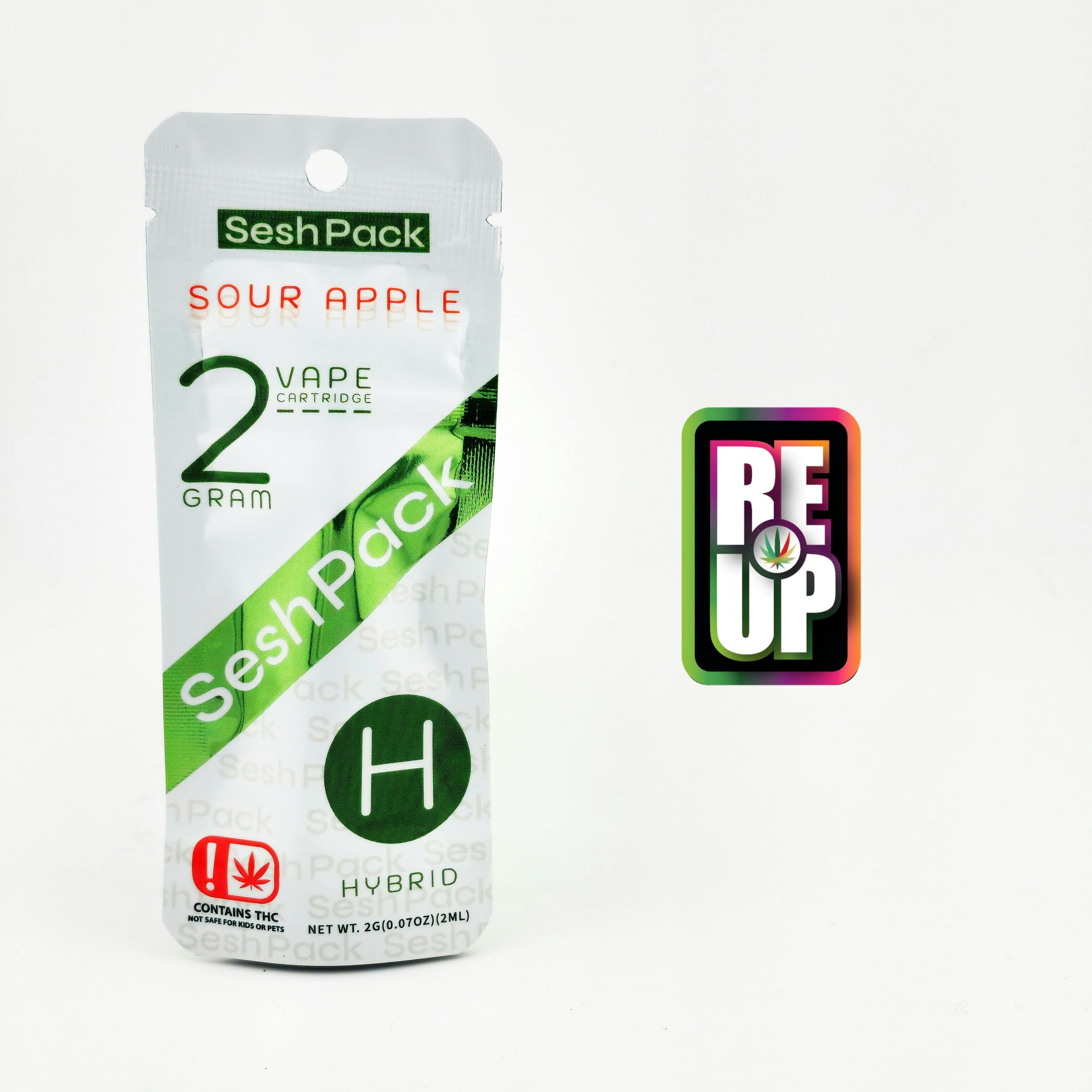 Sesh Pack 2g Cartridge - Sour Apple