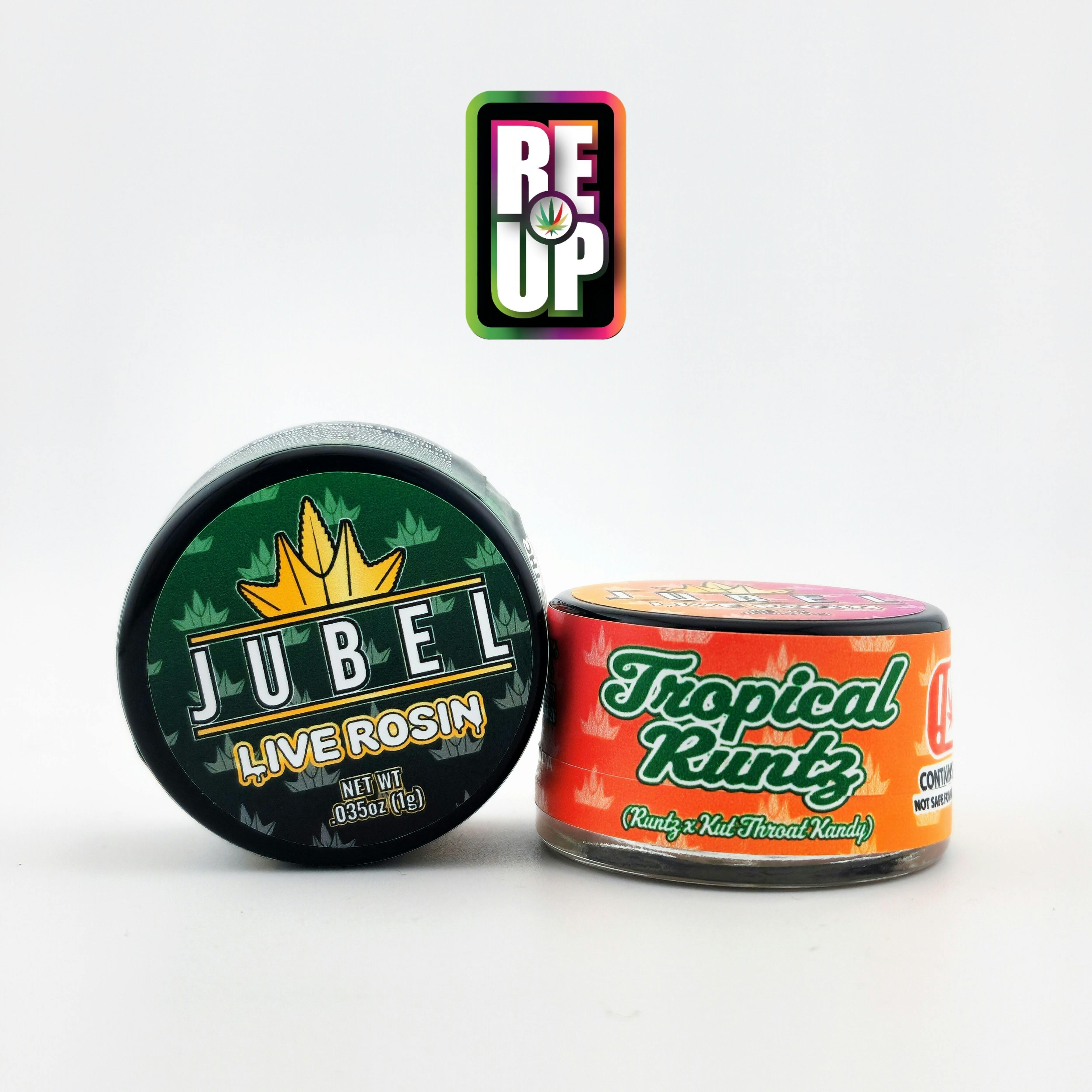 Jubel 1g Live Rosin - Tropical Runtz