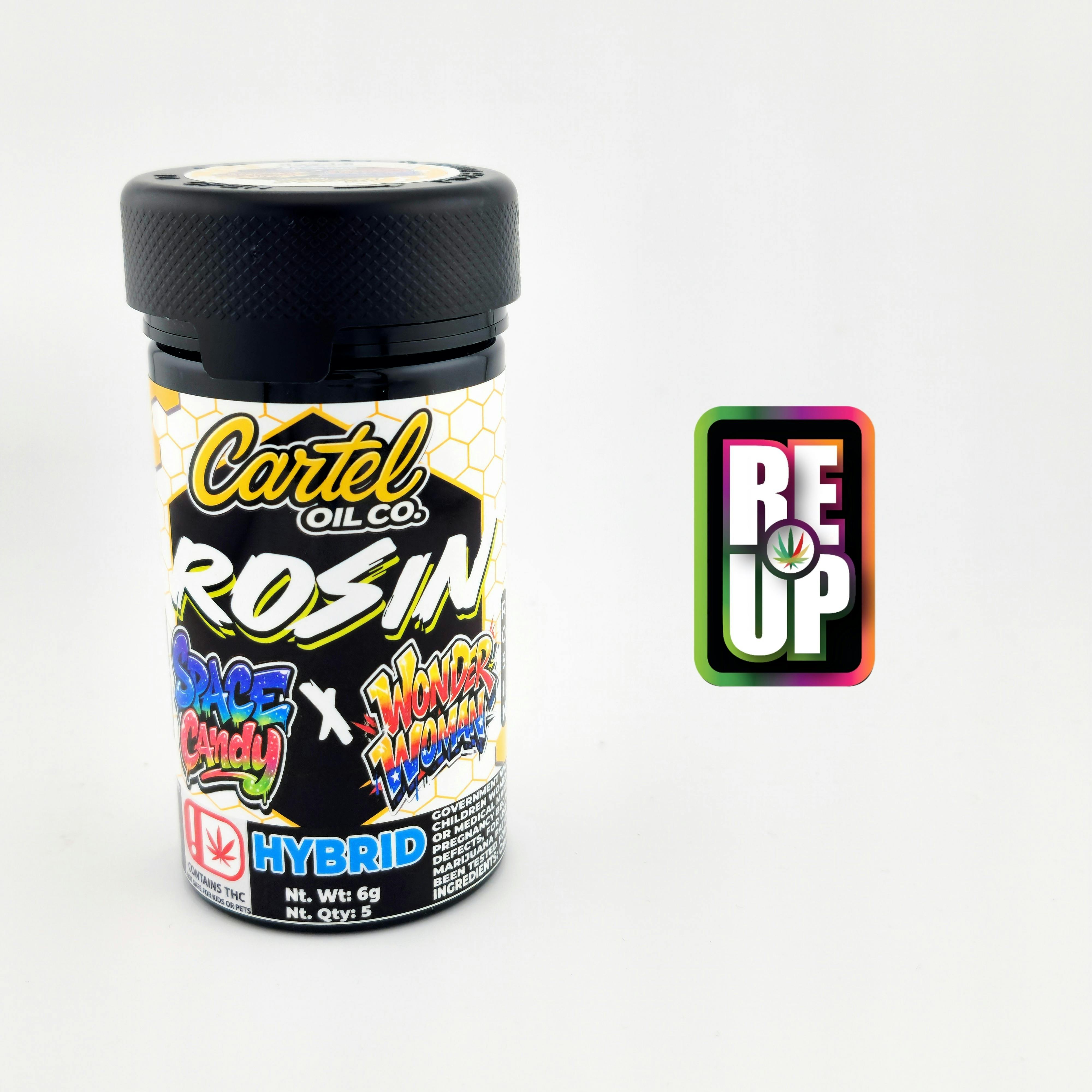 Cartel 1.2g Rosin Infused Preroll 5 pack - Space Candy X Wonder Woman