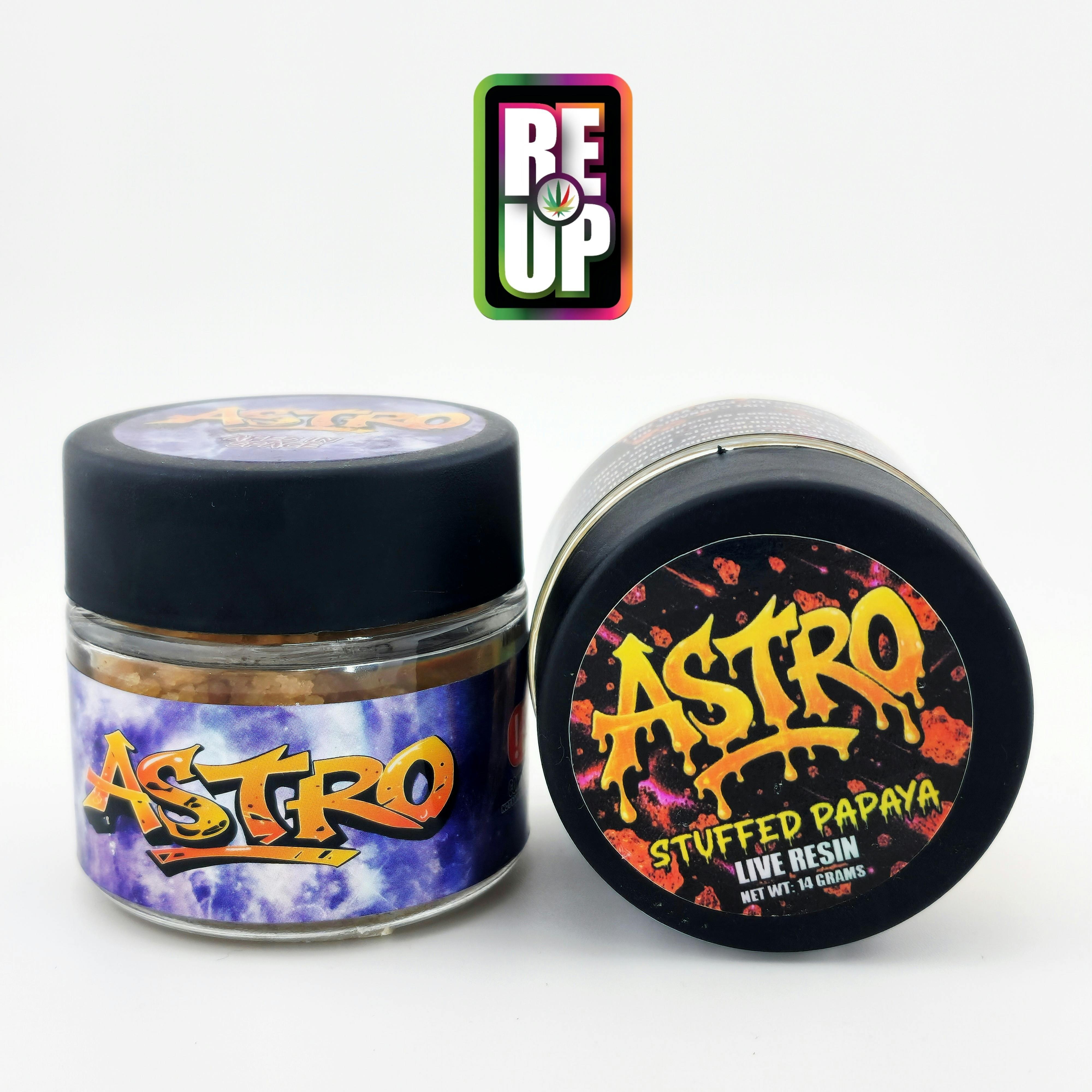 Astros 28g Live Resin - Stuffed Papaya