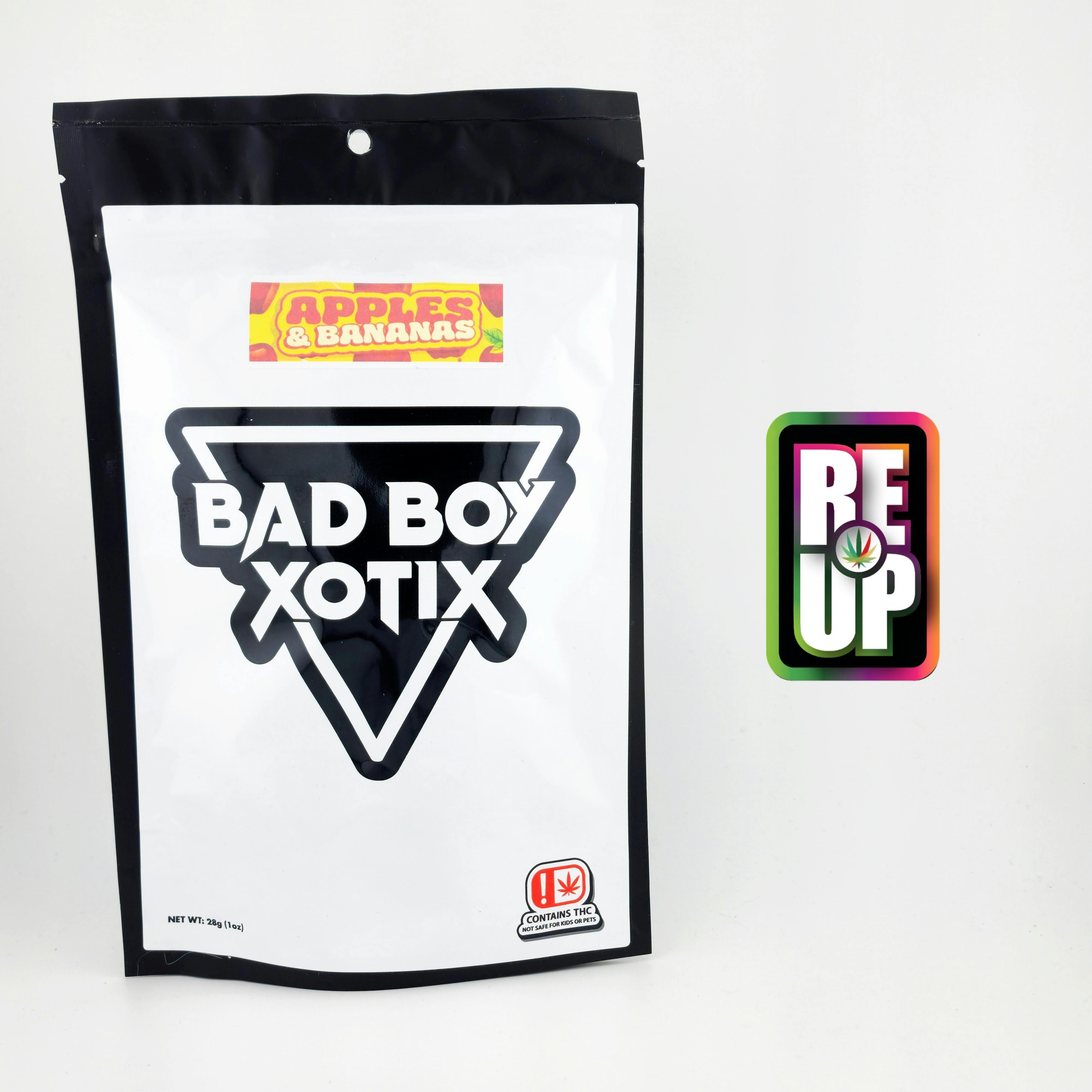 Bad Boy Xotix 28g Pre-Pack Shake - Apples and Bananas