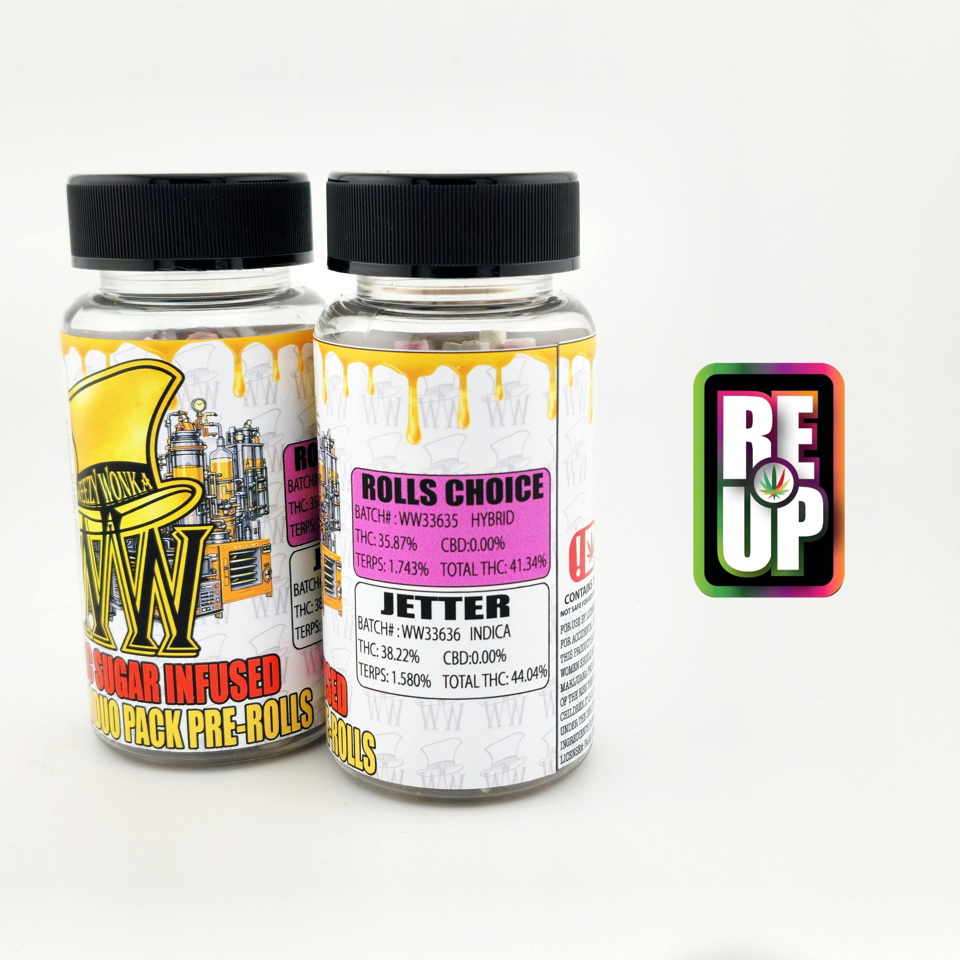 Weezy Wonka 14g Duo Pack Pre-Rolls - Rolls Choice & Jetter