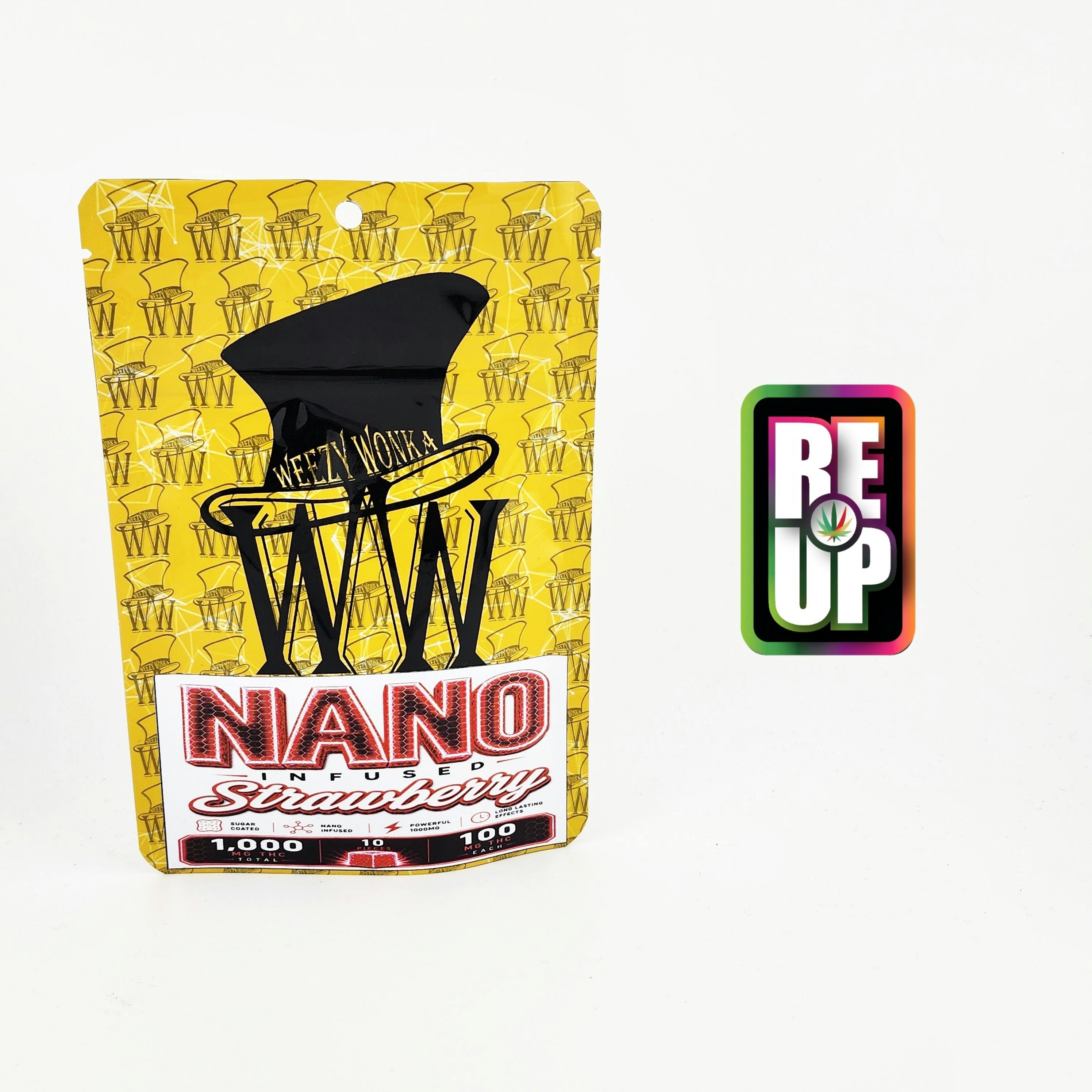 Weezy 1000mg Nano Infused Gummies - Strawberry
