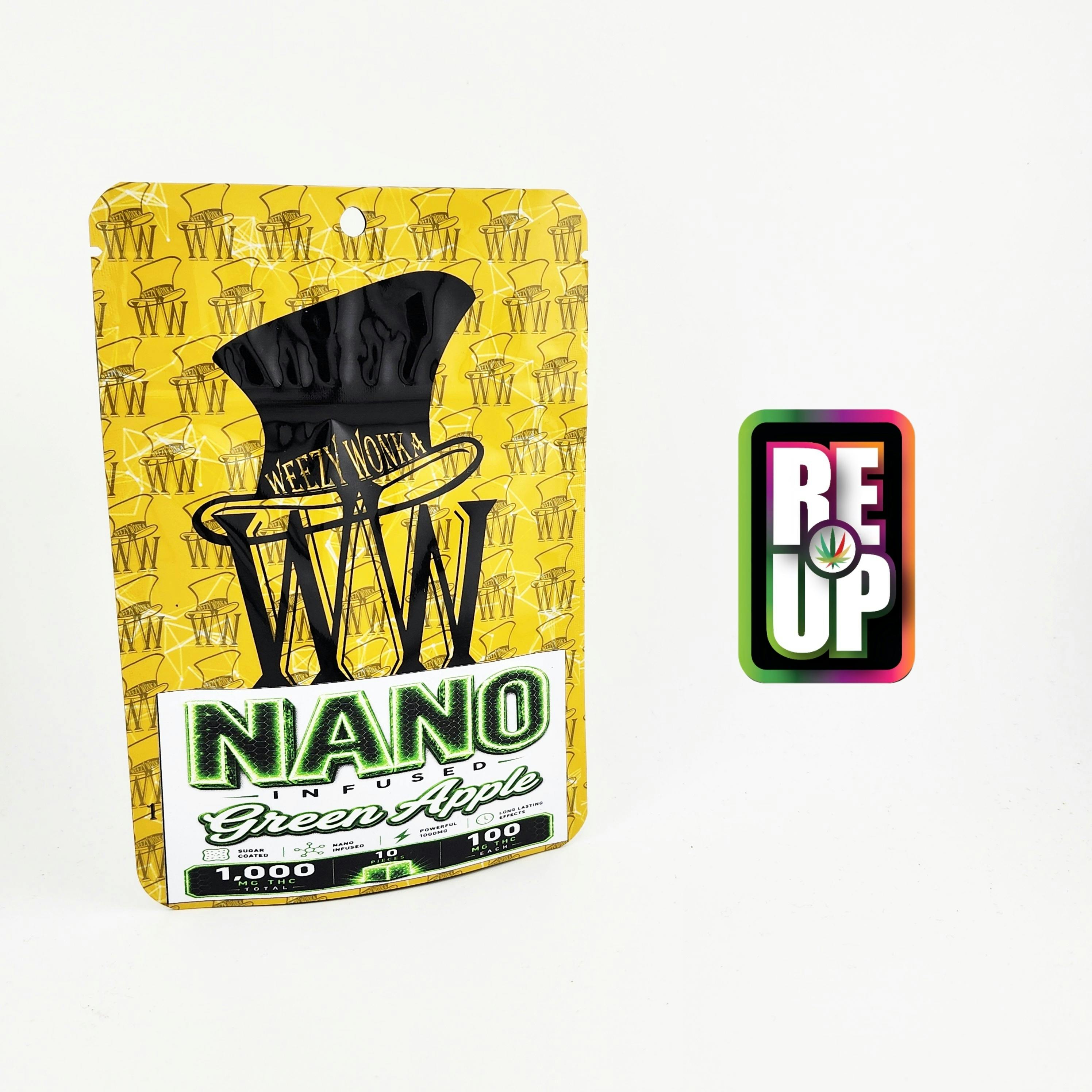 Weezy 1000mg Nano Infused Gummies - Green Apple