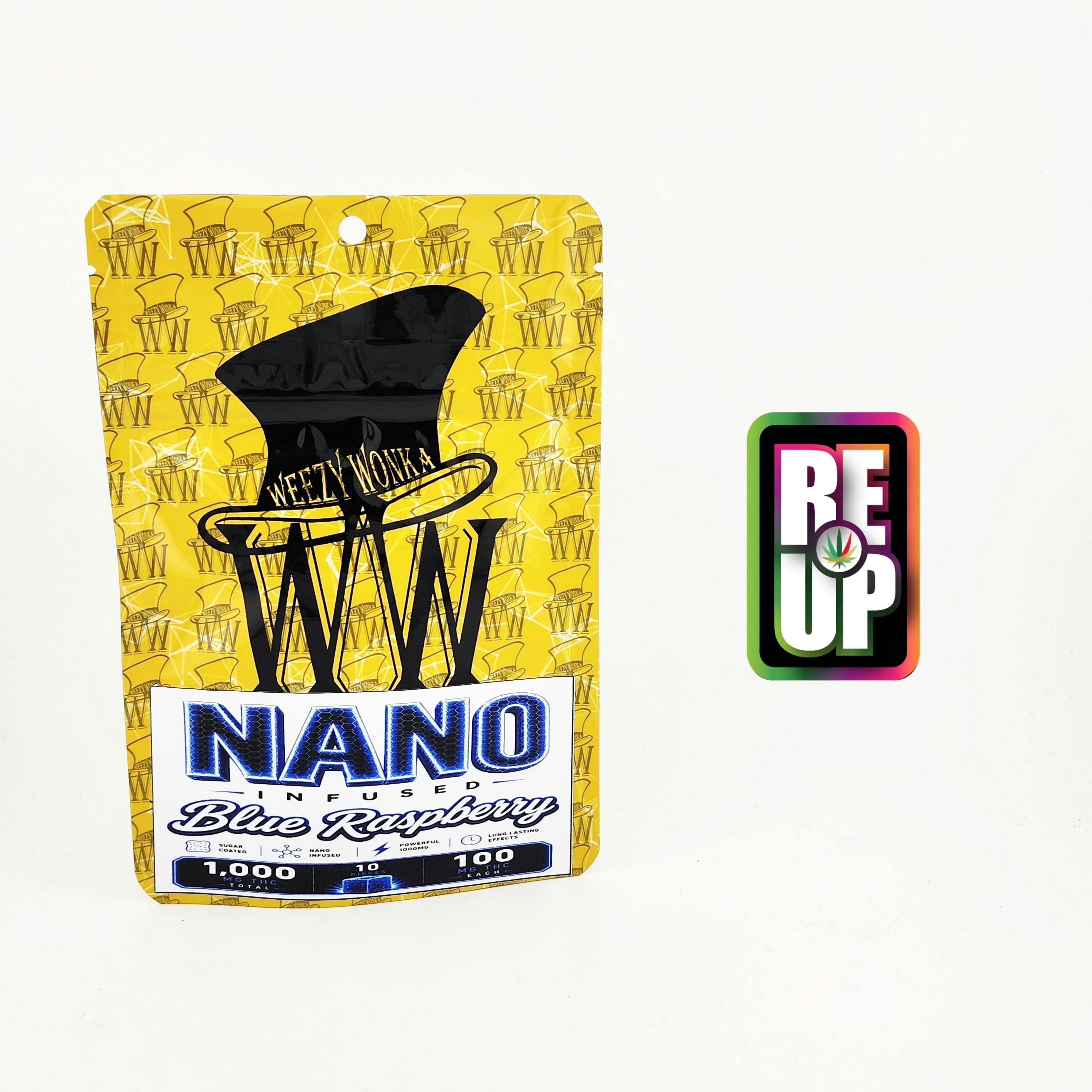 Weezy 1000mg Nano Infused Gummies - Blue Raspberry