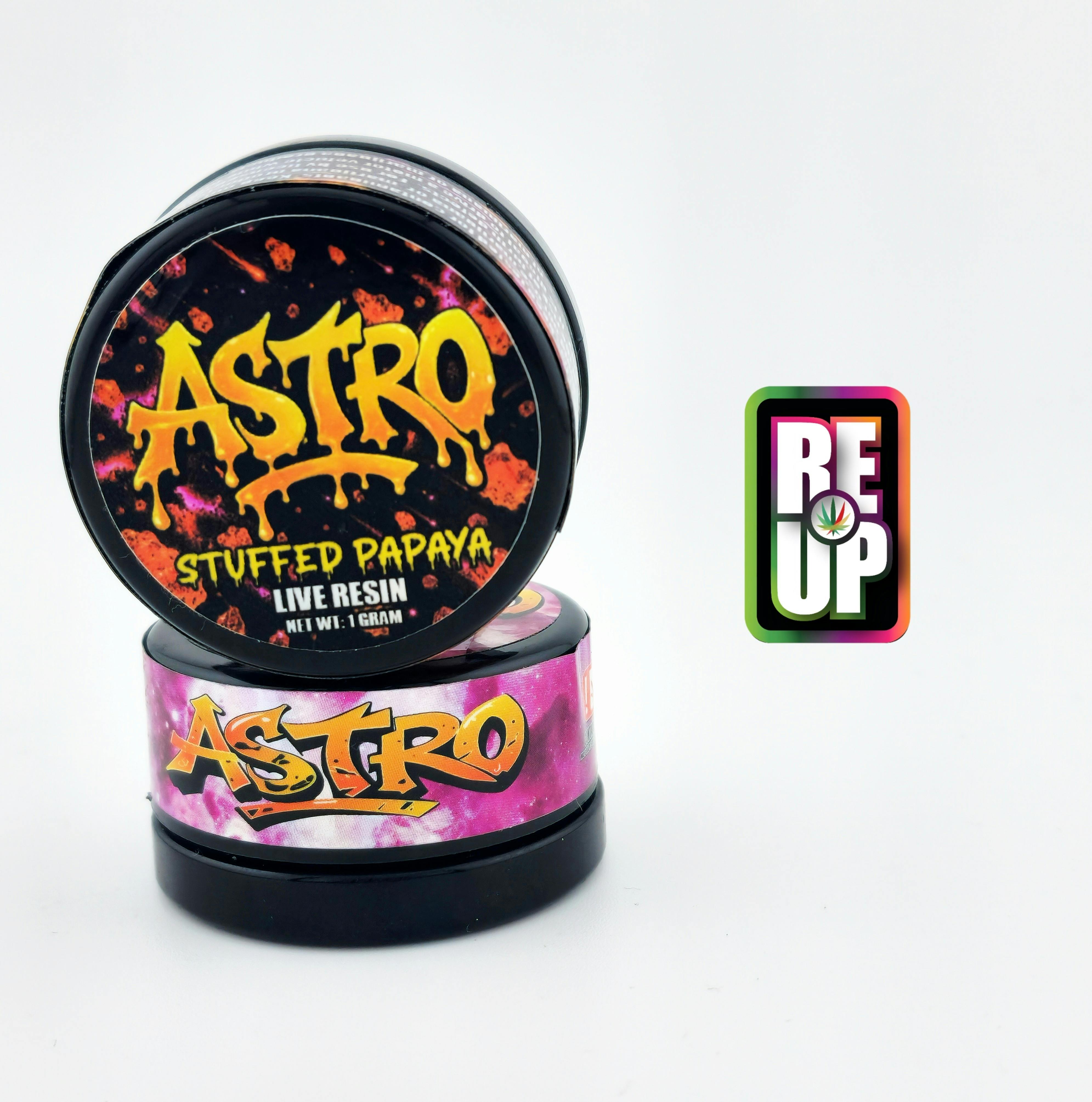 Astros 1g Live Resin - Stuffed Papaya