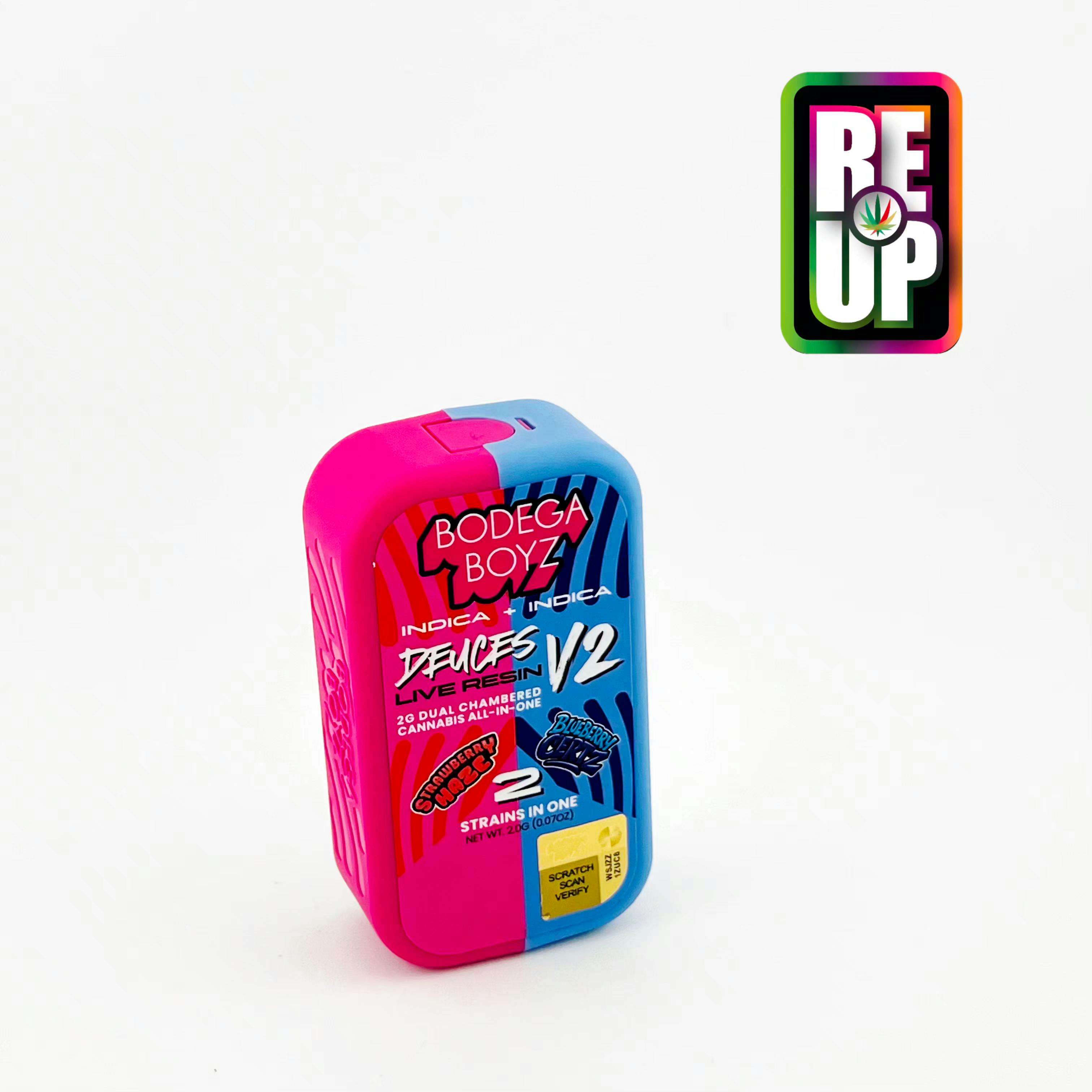 Bodega Boyz Deuces V2 Disp - Strawberry Haze & Blueberry Certz