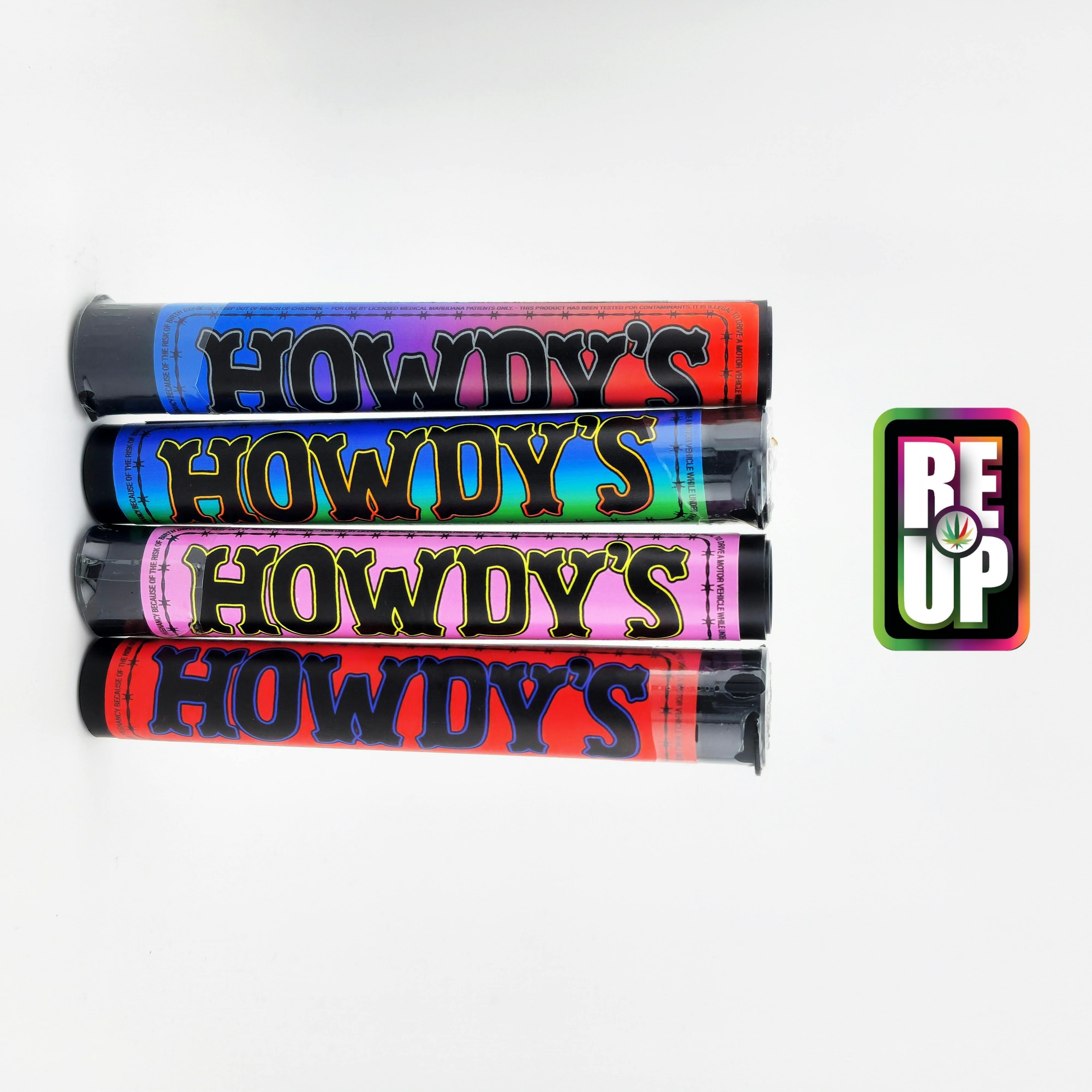 Howdy's 1.5g Live Rosin Infused Preroll - Wedding Pie