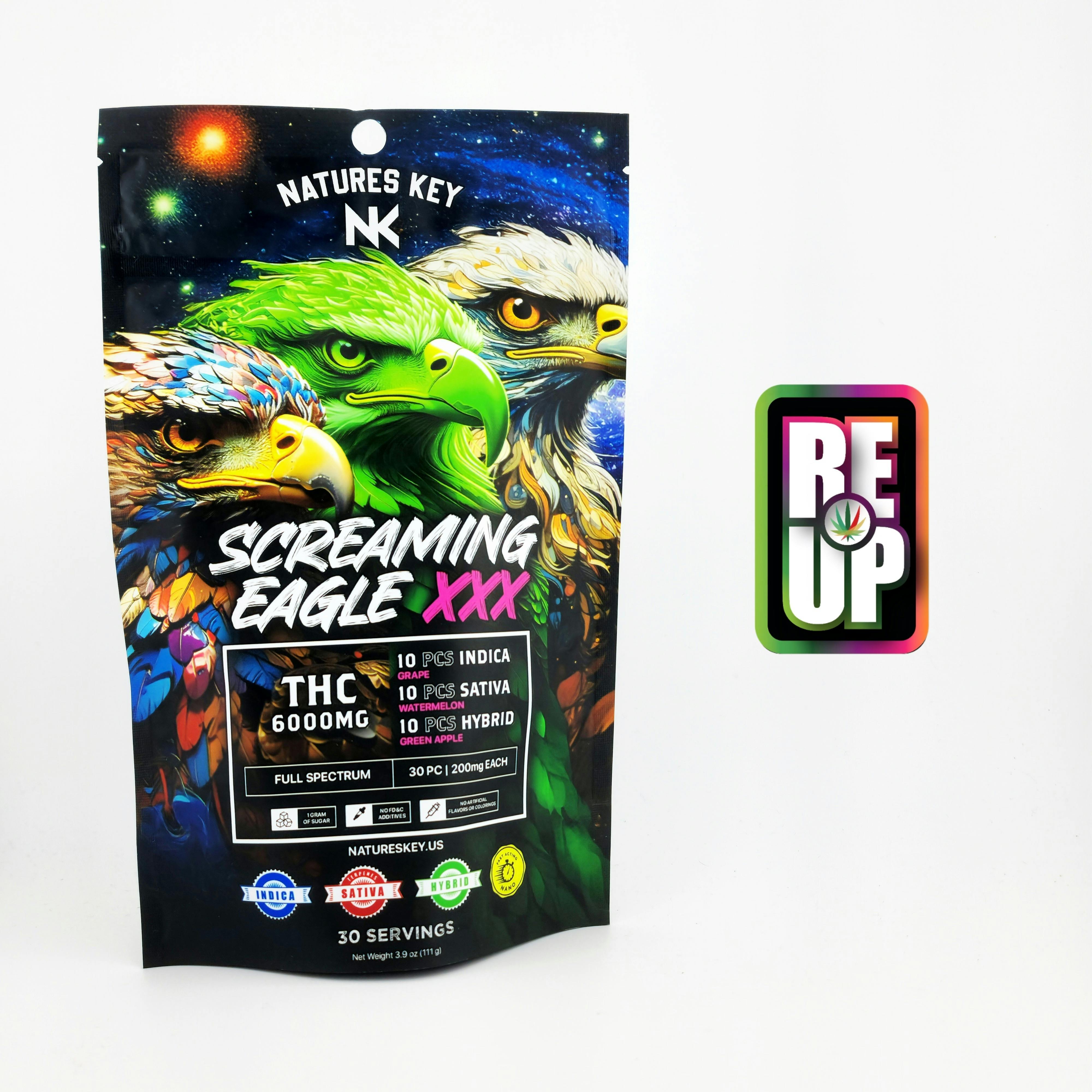 Natures Key Screamin Eagle 6000mg Nano - Variety