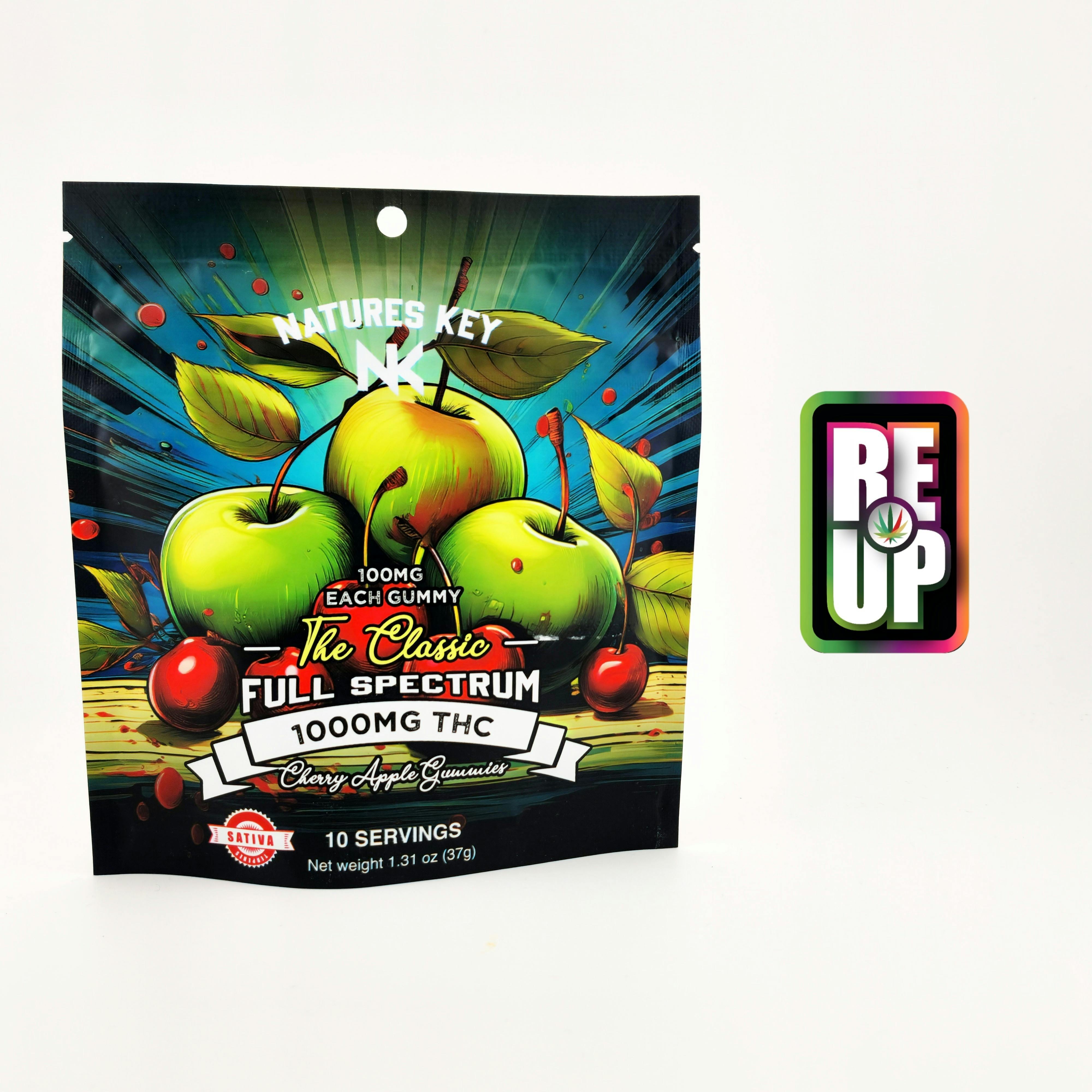 Nature's Key 1000mg Gummies - Cherry Apple