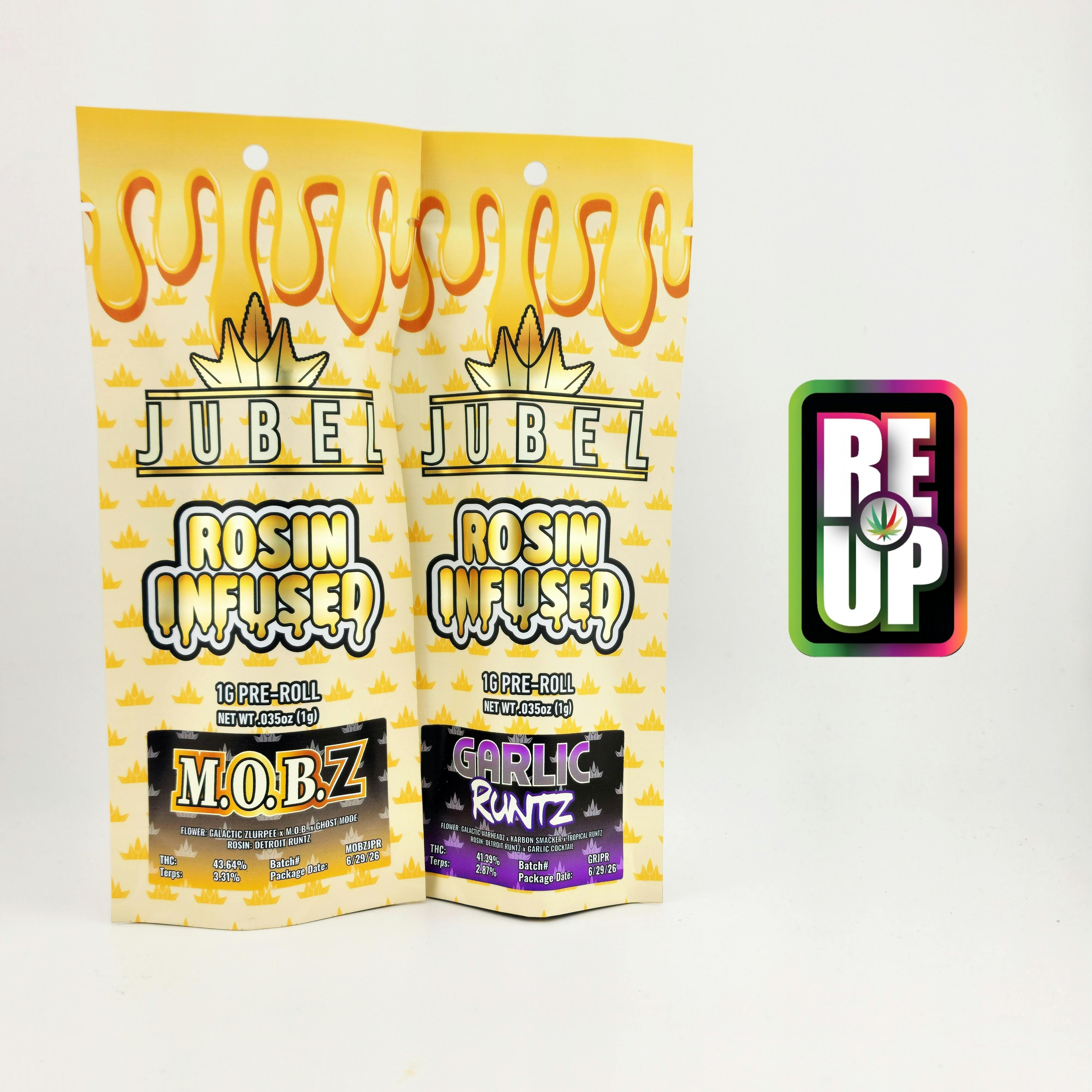 Jubel 1g Premium Rosin Infused Pre-Roll - M.O.B.Z