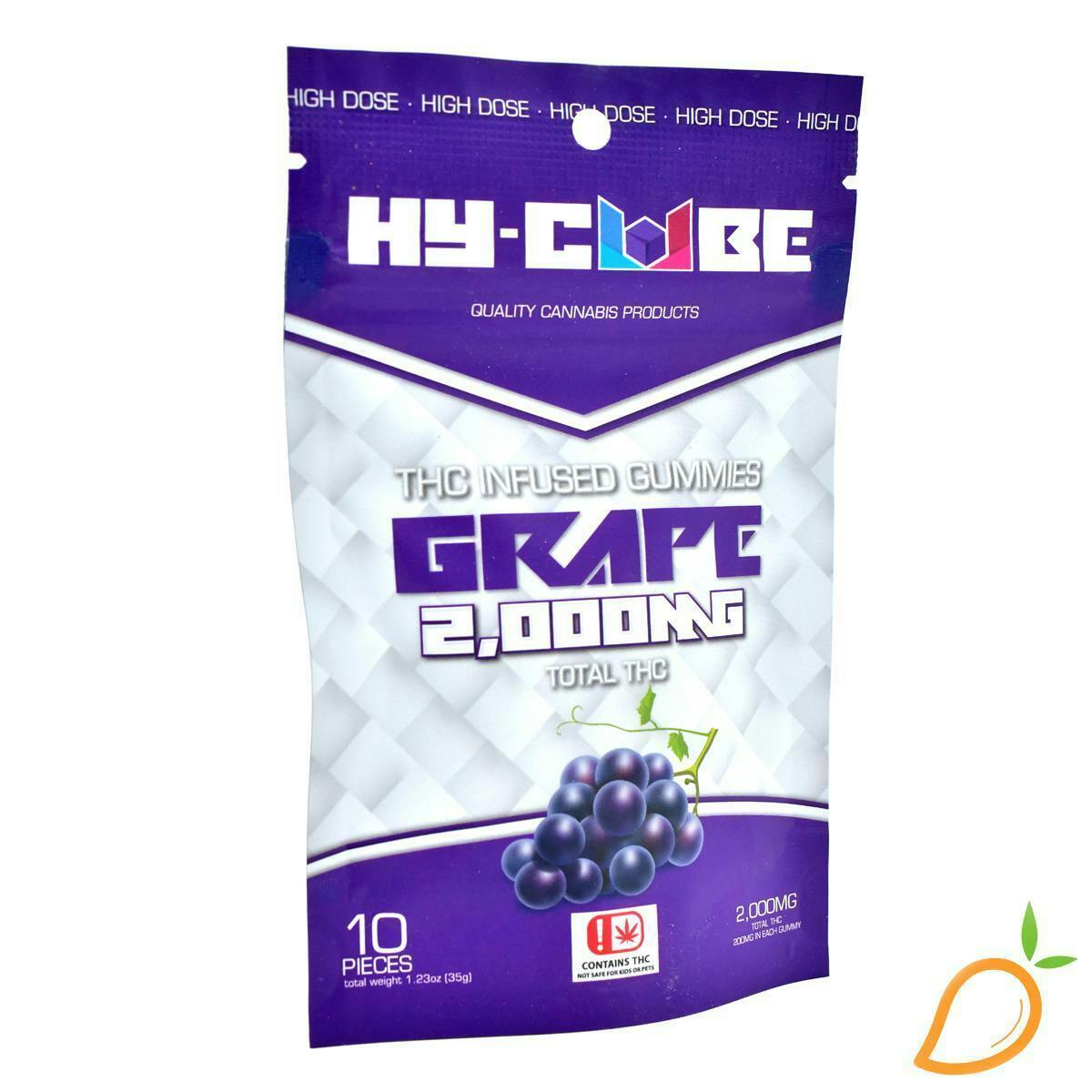 Grape Gummies 2000mg (Hy-Cube)