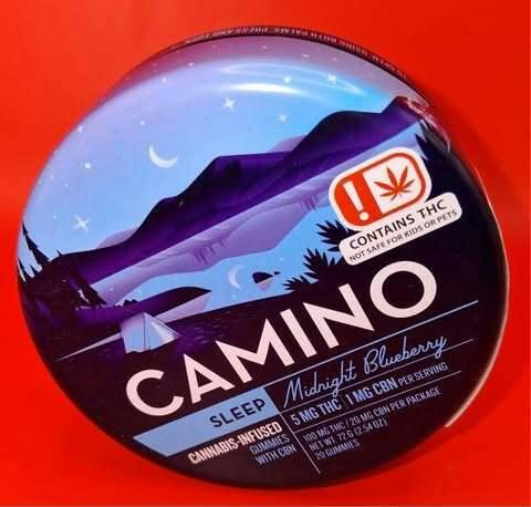 Camino | Midnight Blueberry Gummies | THC:CBN 5:1 | 100mg | 20ct | 5mg/ea by Camino