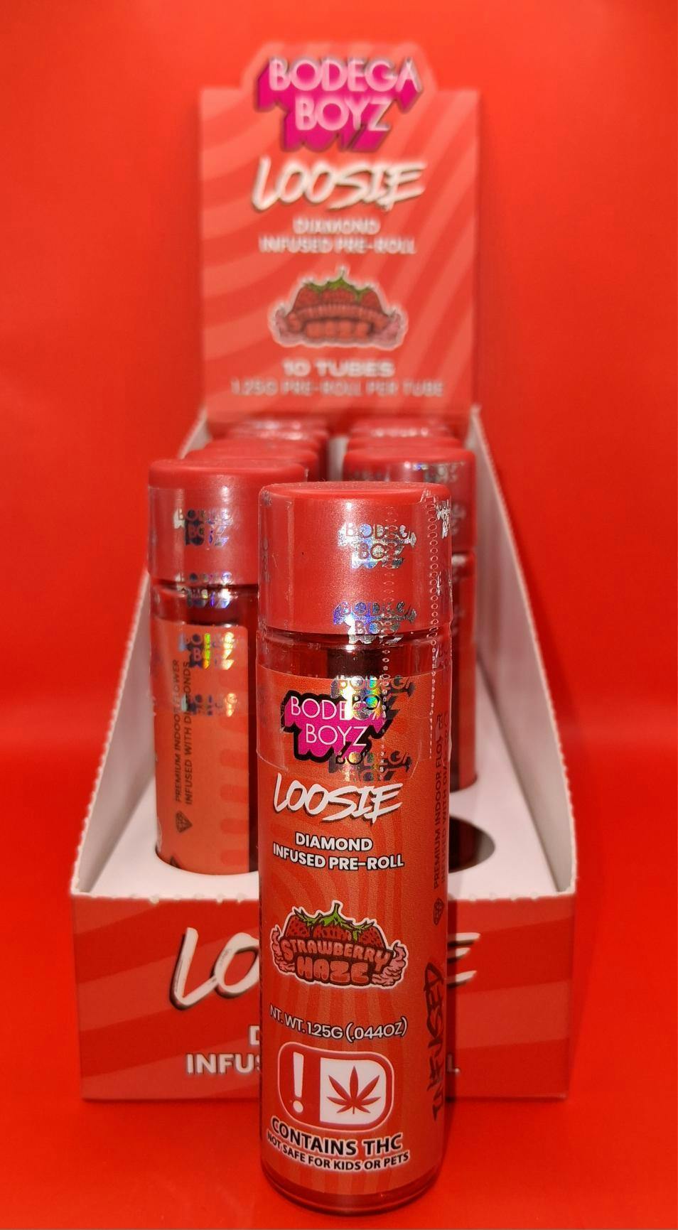 Bodega Boyz | Loosies | Strawberry Haze | Infused Joint | 1.25g by Bodega Boyz