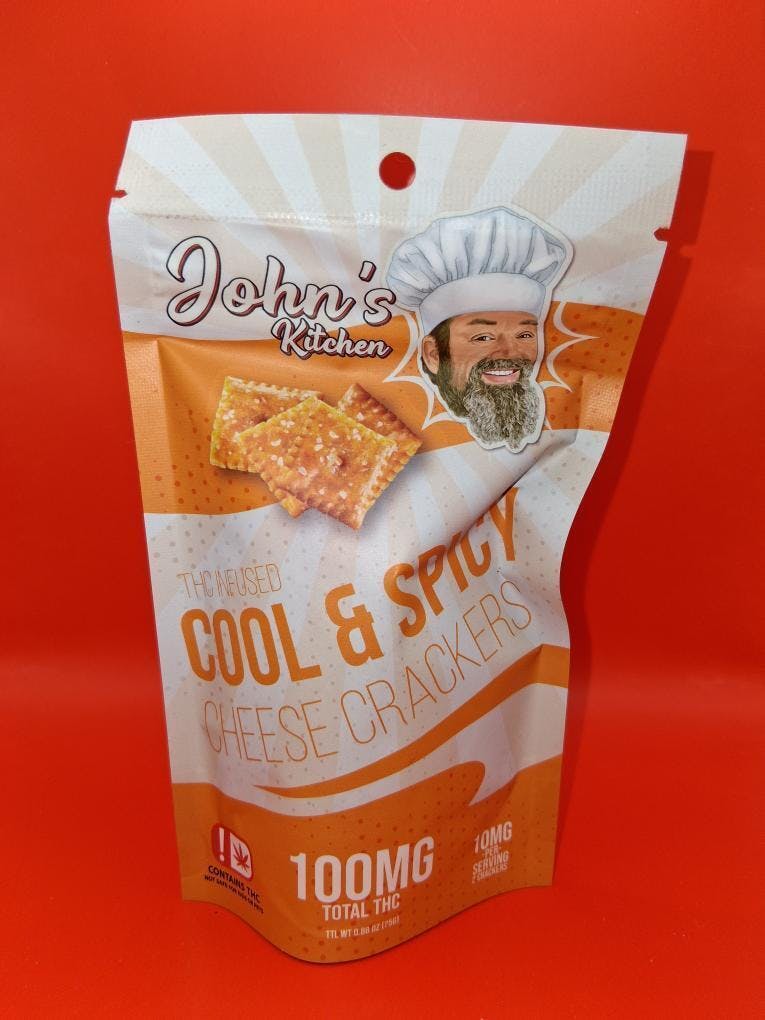 JKJ Cool & Spicy Cheese Crackers 100mg | 100mg/ea