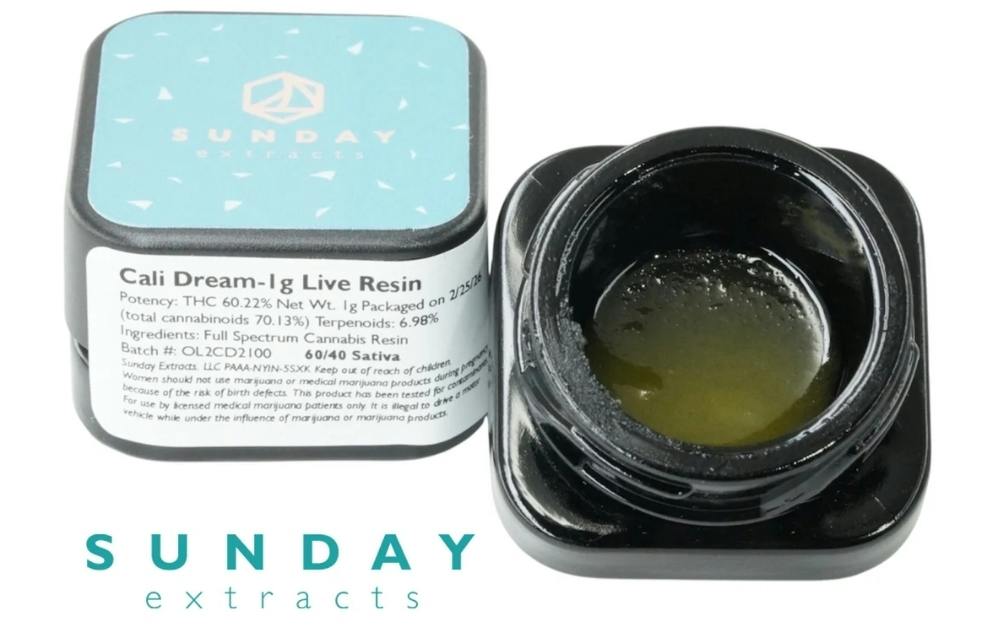 Cali Dream | Concentrate | 1g by Sunday Extracts