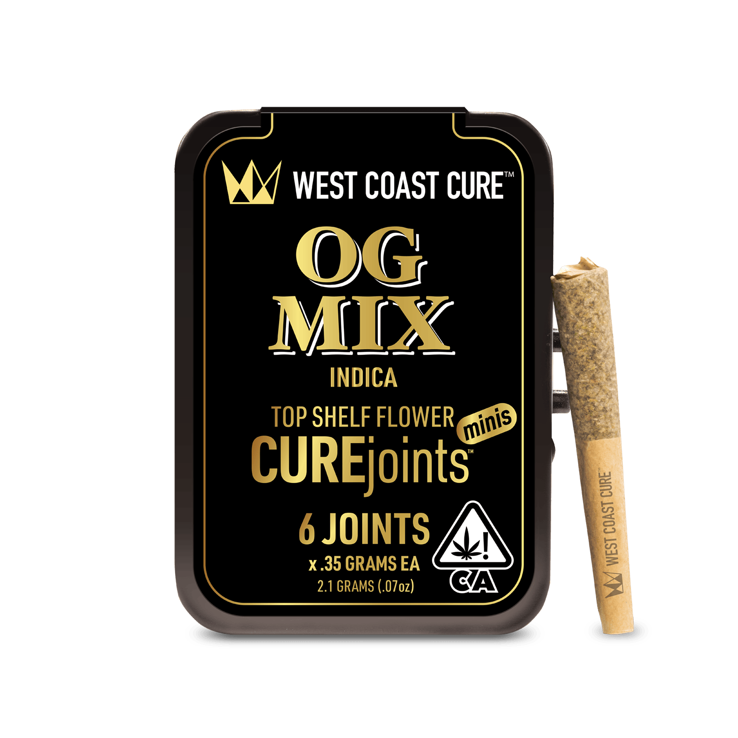 OG Mix - Top Shelf CUREjoint Minis 6 x .35g by West Coast Cure