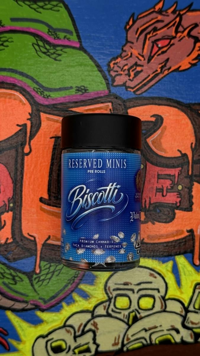 RESERVED-Minis-Biscotti-6PK - Preroll-1g