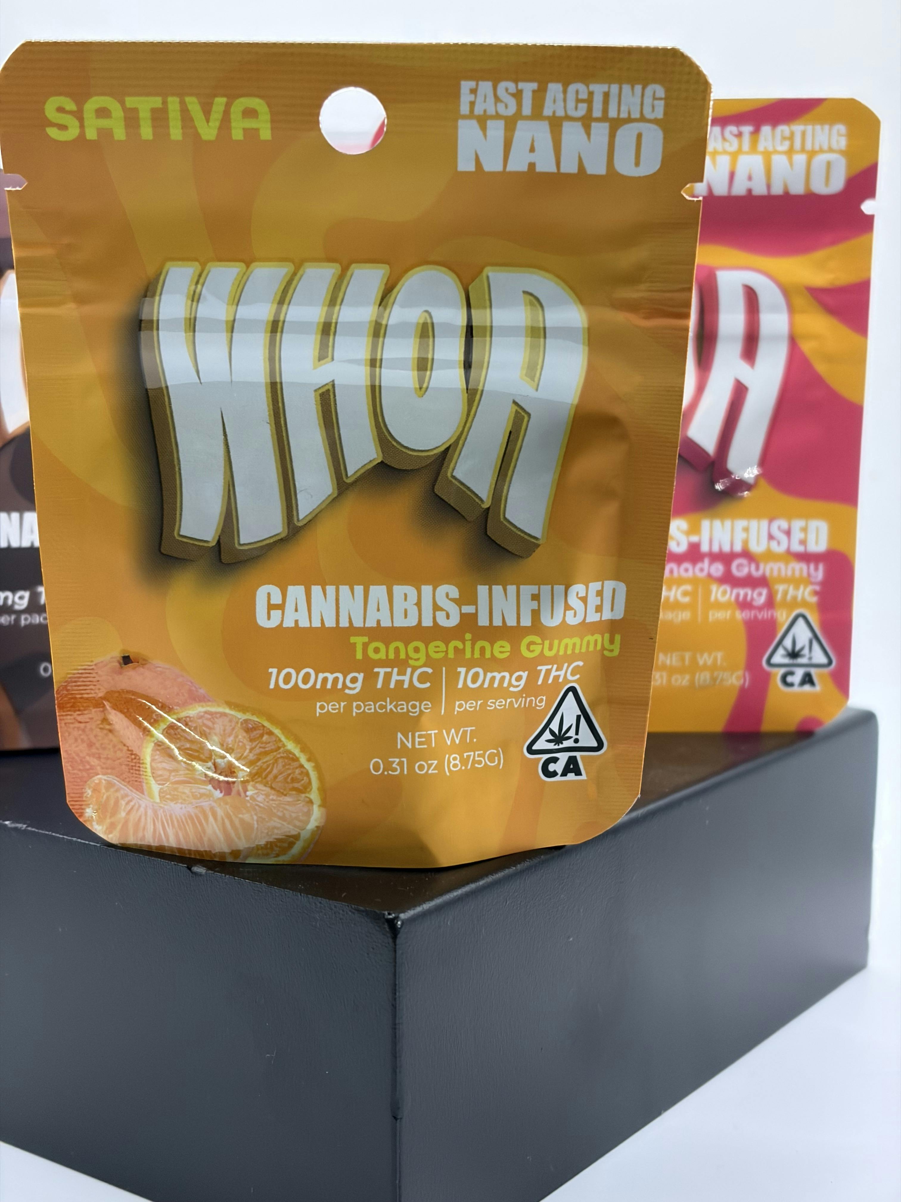 Whoa: WHOA-Edibles Gummy-Tangerine - SATIVA