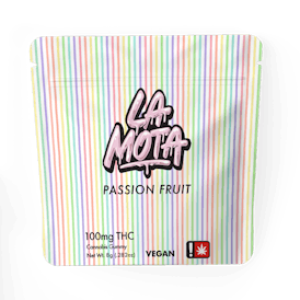 Passion Fruit 100mg THC Gummy by La Mota