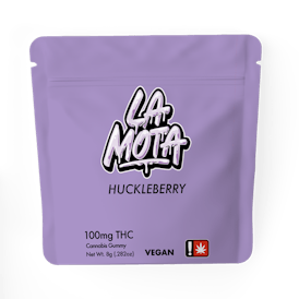 Huckleberry 100mg THC Gummy by La Mota
