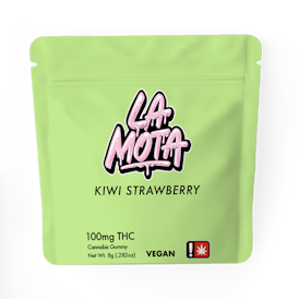 Kiwi Strawberry 100mg THC Gummy by La Mota