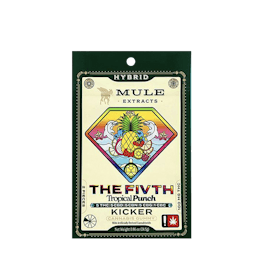 Tropical Punch “THE FIVTH” 5:5:5:5:1 THC:CBD:CBN:CBG:CBC Gummies 2 pack by Mule