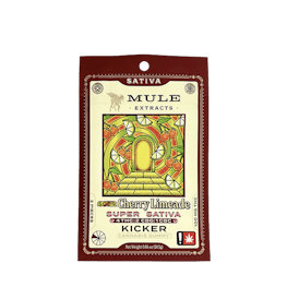 Sour Cherry Limeade Super Sativa 4:2:1 100mg THC:CBD:CBN Gummies 2 pack by Mule