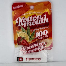 Strawberry Lemonade 100mg THC Gummy by Kotton Mouth