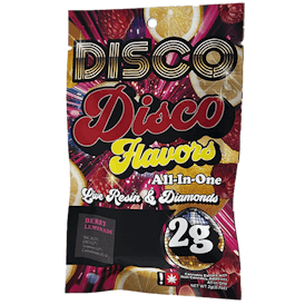 Berry Lemonade 2g Flavors Live Resin & Diamonds All-in-One Cartridge by Disco Dabs