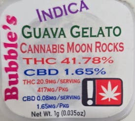 Guava Gelato 1g Moonrocks by Bubble's Hash